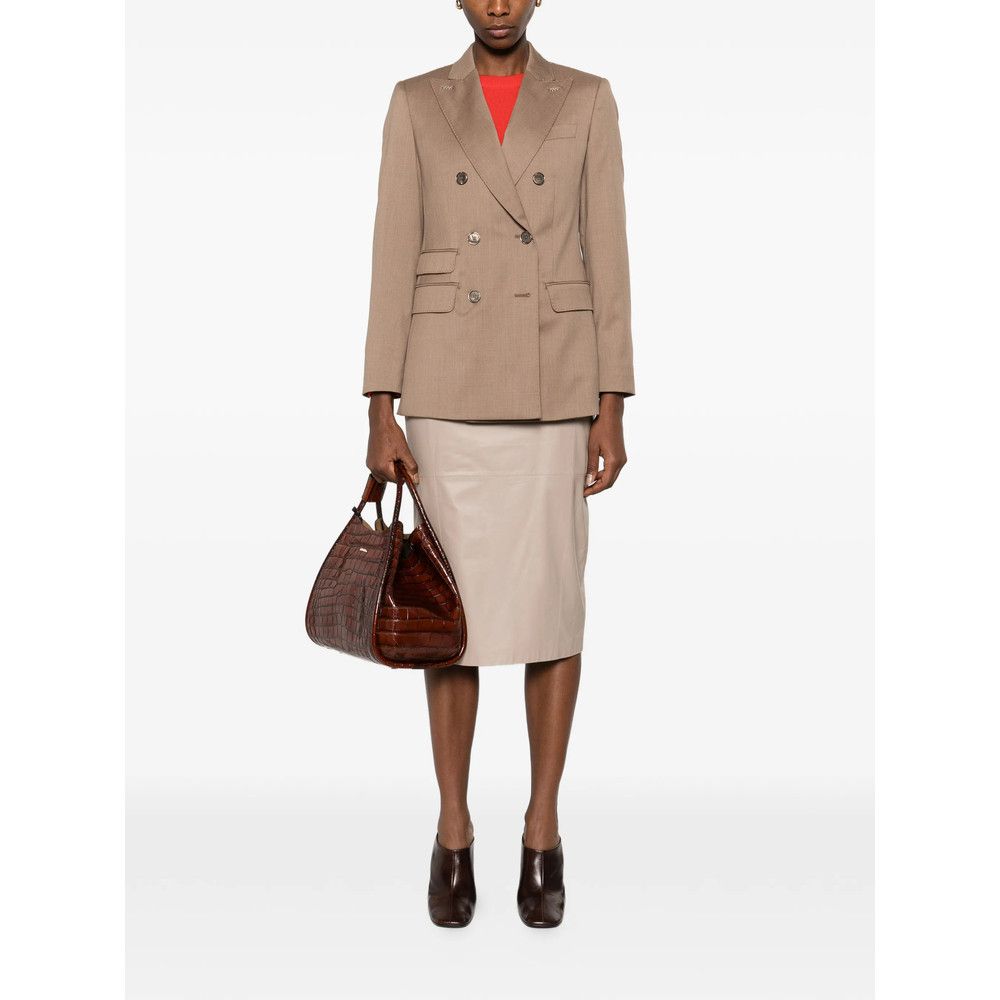 Max Mara Max Mara BROWN Jackets - Blazers Size S / US 4 / IT 40 - 5 Thumbnail