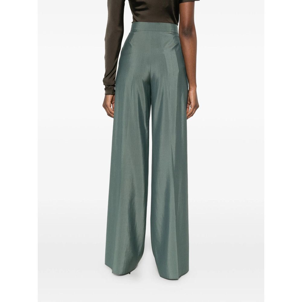 Max Mara Max Mara GREEN Trousers - Palazzo Pants Size 27" / US 4 / IT 40 - 2 Thumbnail