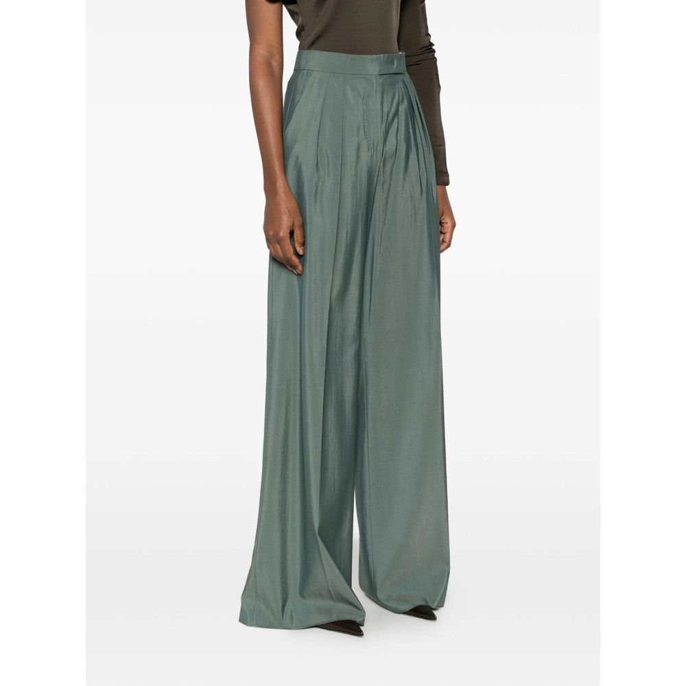Max Mara Max Mara GREEN Trousers - Palazzo Pants Size 28" / US 6 / IT 42 - 3 Thumbnail