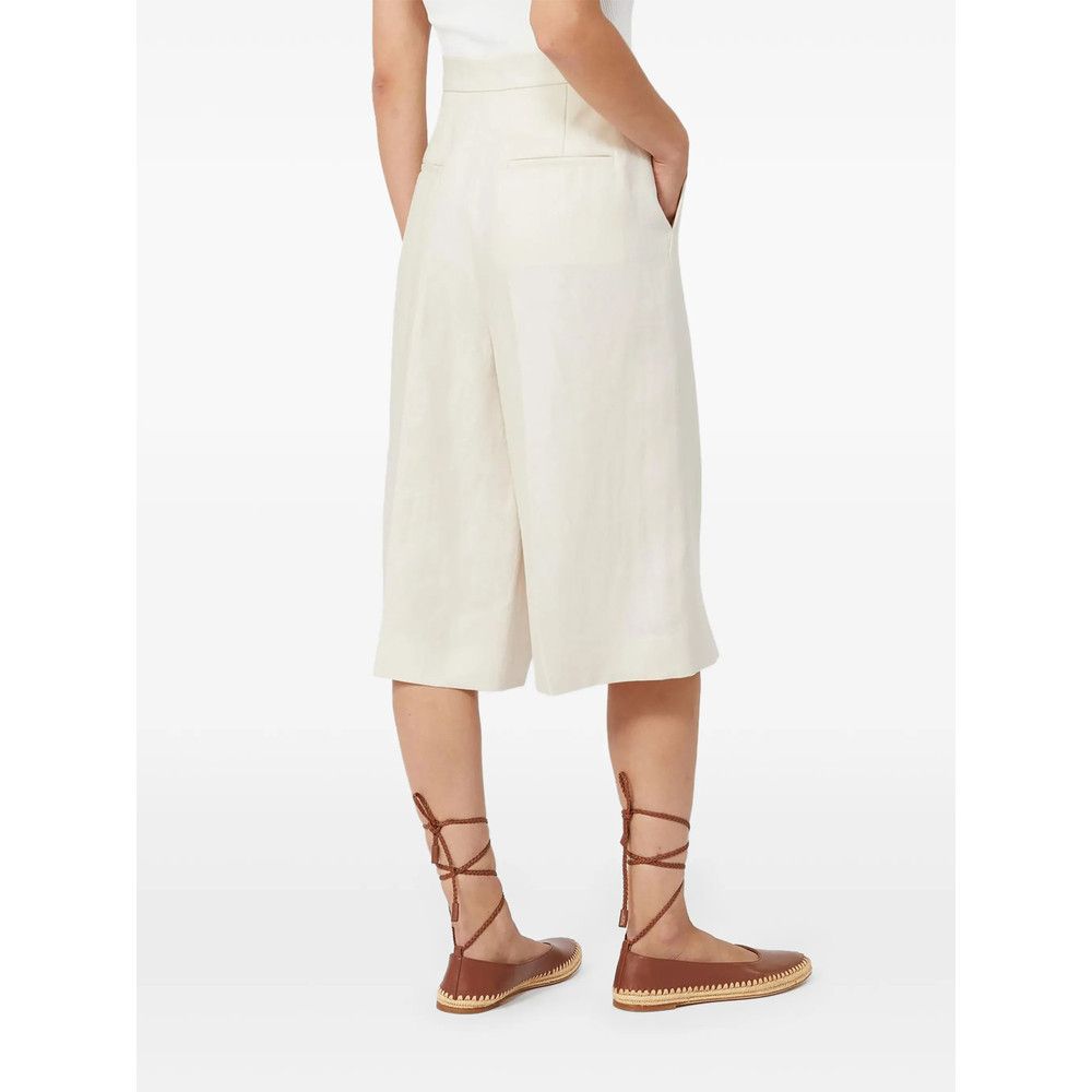 Max Mara Max Mara NEUTRALS Trousers - Cropped Trousers Size 28" / US 6 / IT 42 - 3 Thumbnail