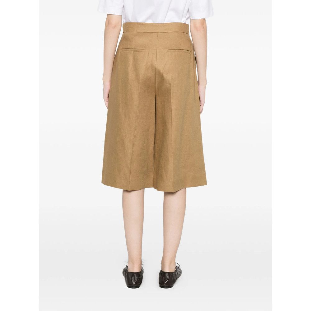 Max Mara Max Mara NEUTRALS Shorts - Tailored Shorts Size 26" / US 2 / IT 38 - 2 Thumbnail