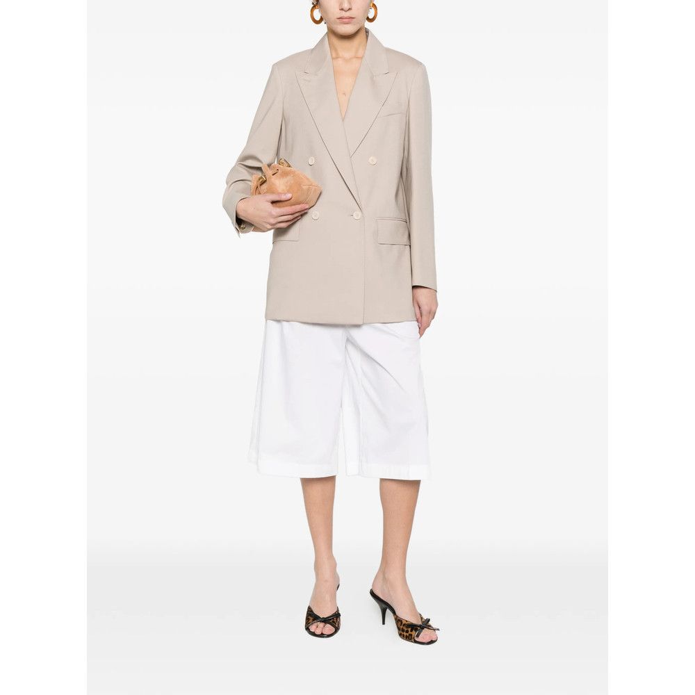 Max Mara Max Mara NEUTRALS Jackets - Fitted Jackets Size XS / US 0-2 / IT 36-38 - 3 Thumbnail