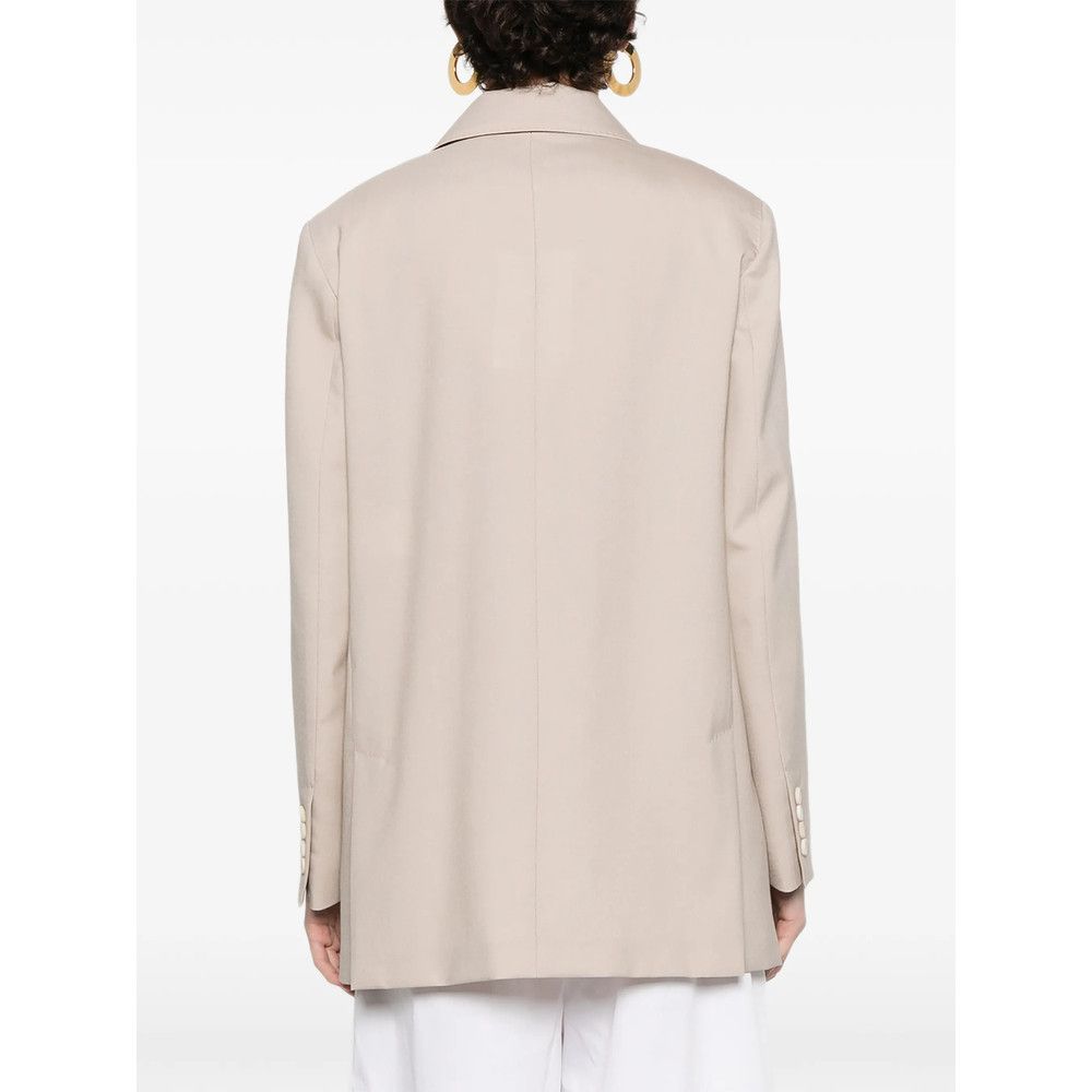 Max Mara Max Mara NEUTRALS Jackets - Fitted Jackets Size S / US 4 / IT 40 - 5 Thumbnail
