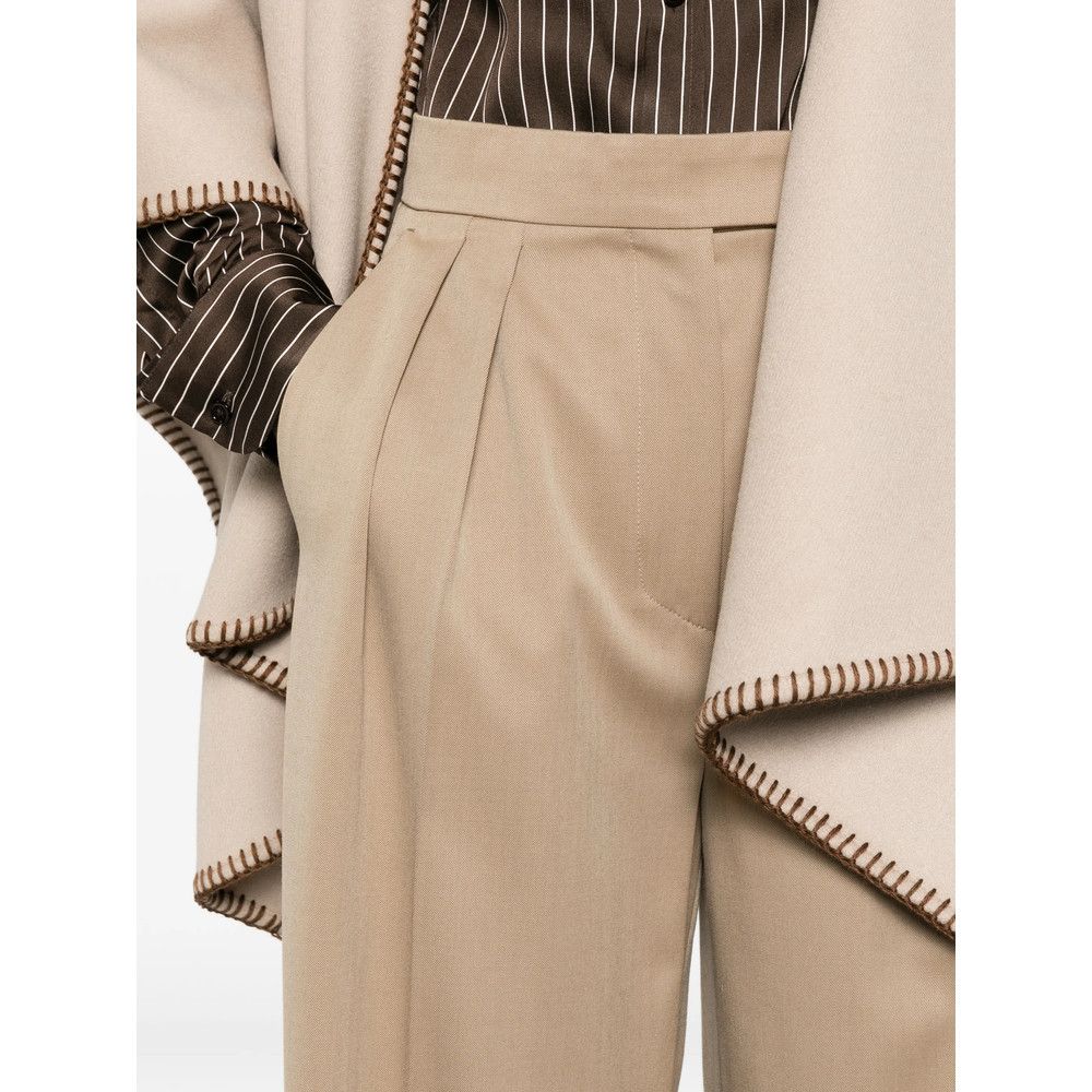 Max Mara Max Mara BROWN Trousers - Palazzo Pants Size 28" / US 6 / IT 42 - 2 Thumbnail