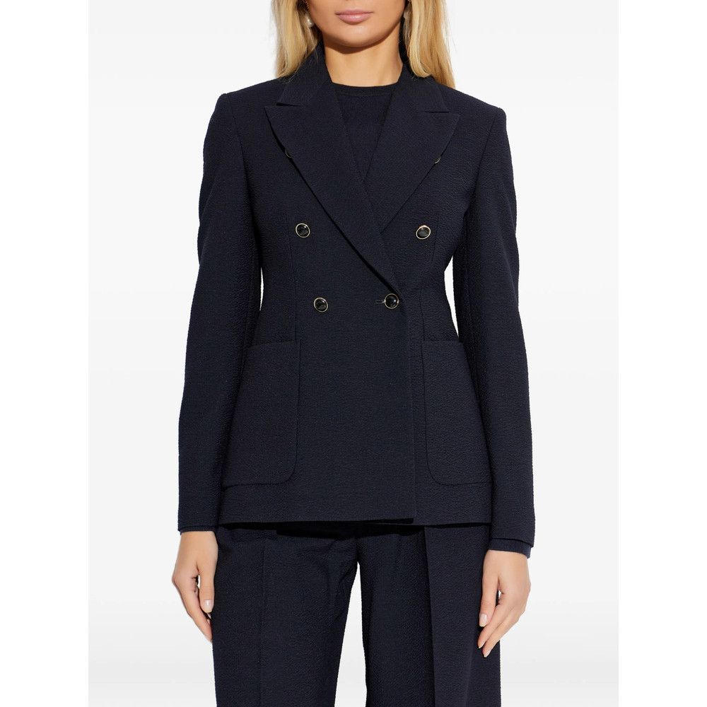 Max Mara Max Mara BLUE Jackets - Fitted Jackets Size M / US 6-8 / IT 42-44 - 4 Thumbnail