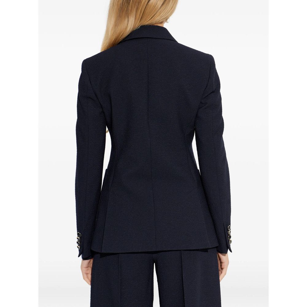Max Mara Max Mara BLUE Jackets - Fitted Jackets Size L / US 10 / IT 46 - 2 Thumbnail