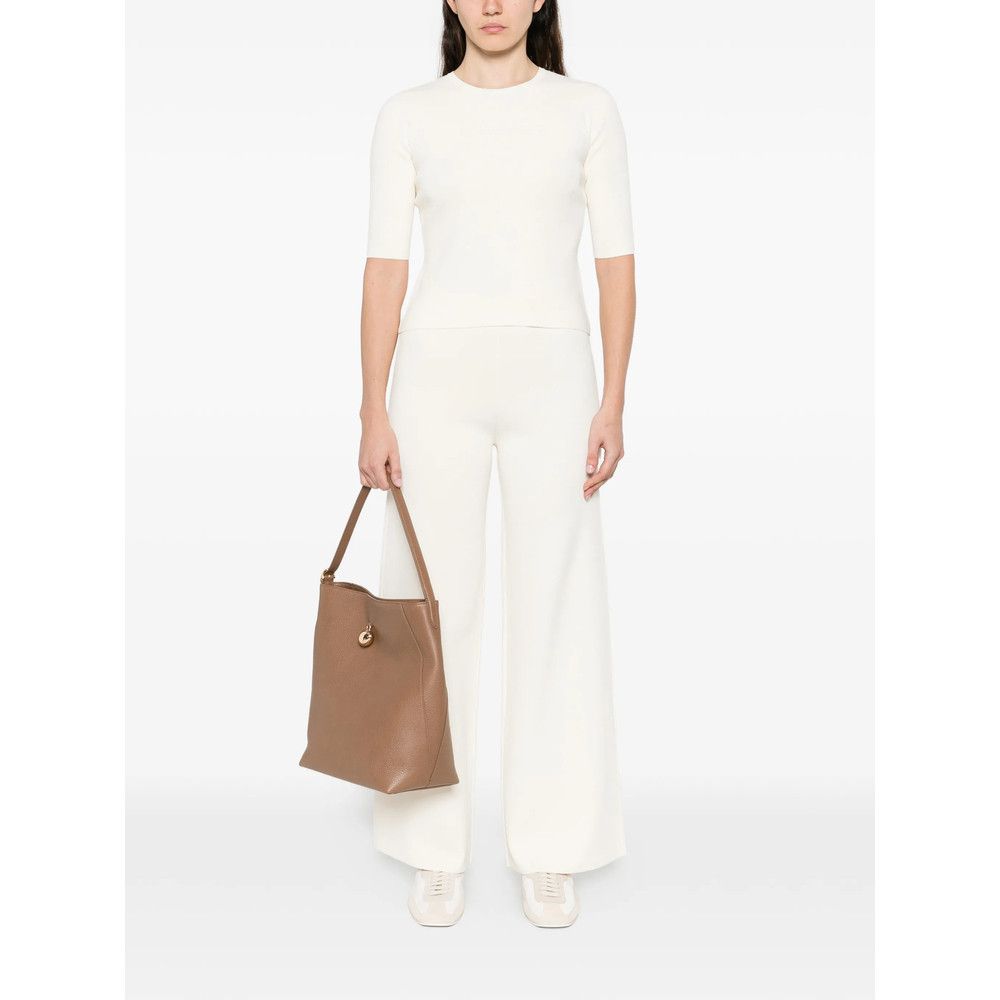 Max Mara Max Mara NEUTRALS Tops - T-shirts & Jerseys Size M / US 6-8 / IT 42-44 - 3 Thumbnail