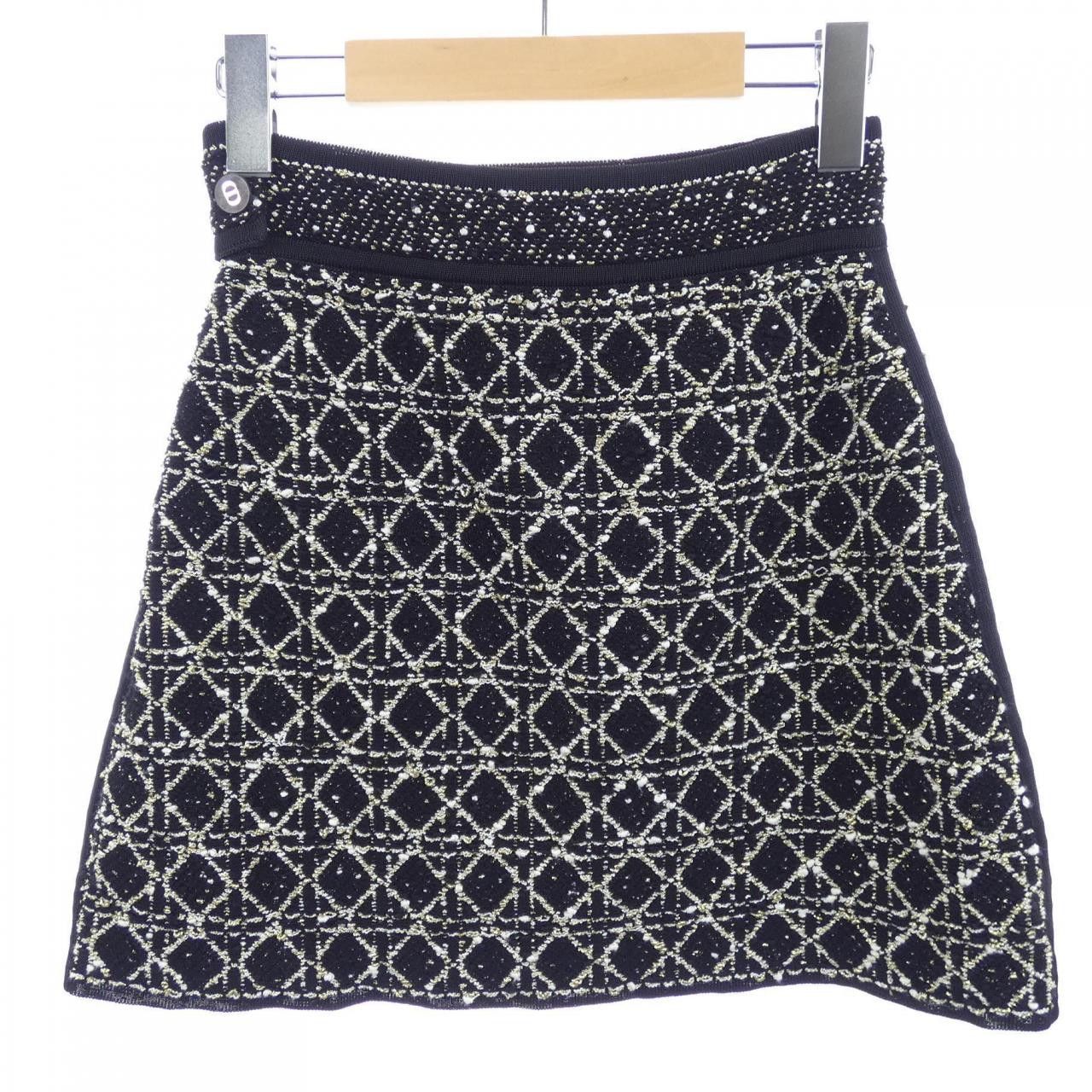 Dior Dior Christian Dior Dior Or Cannage Skirt Textile Skirts 514J03A9521 DUTY FREE for USA Size ONE SIZE - 2 Thumbnail