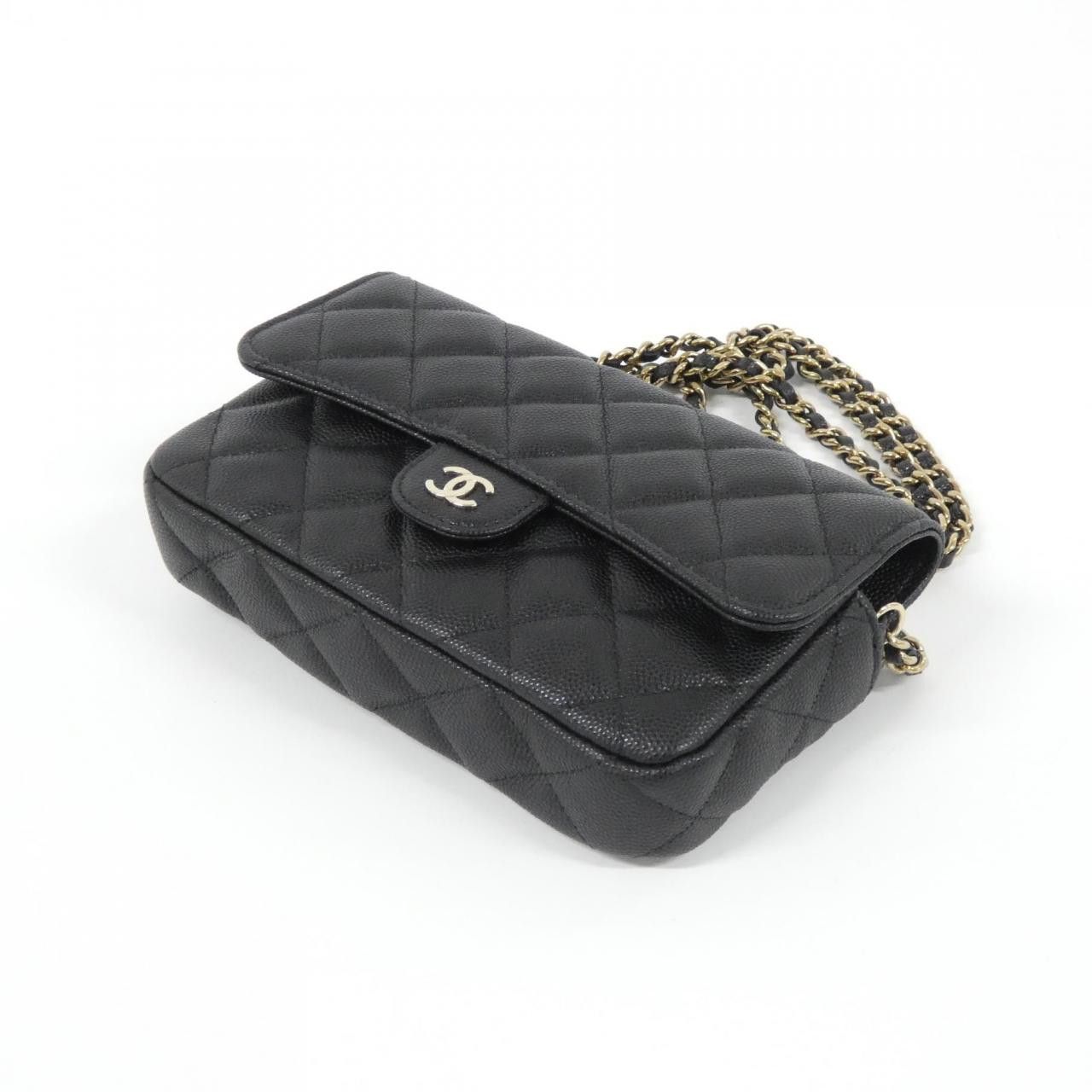 Chanel Chanel Chanel Timeless Classic Caviar Skin Phone Case Leather Phonecase AP2096 DUTY FREE for USA Size ONE SIZE - 3 Thumbnail