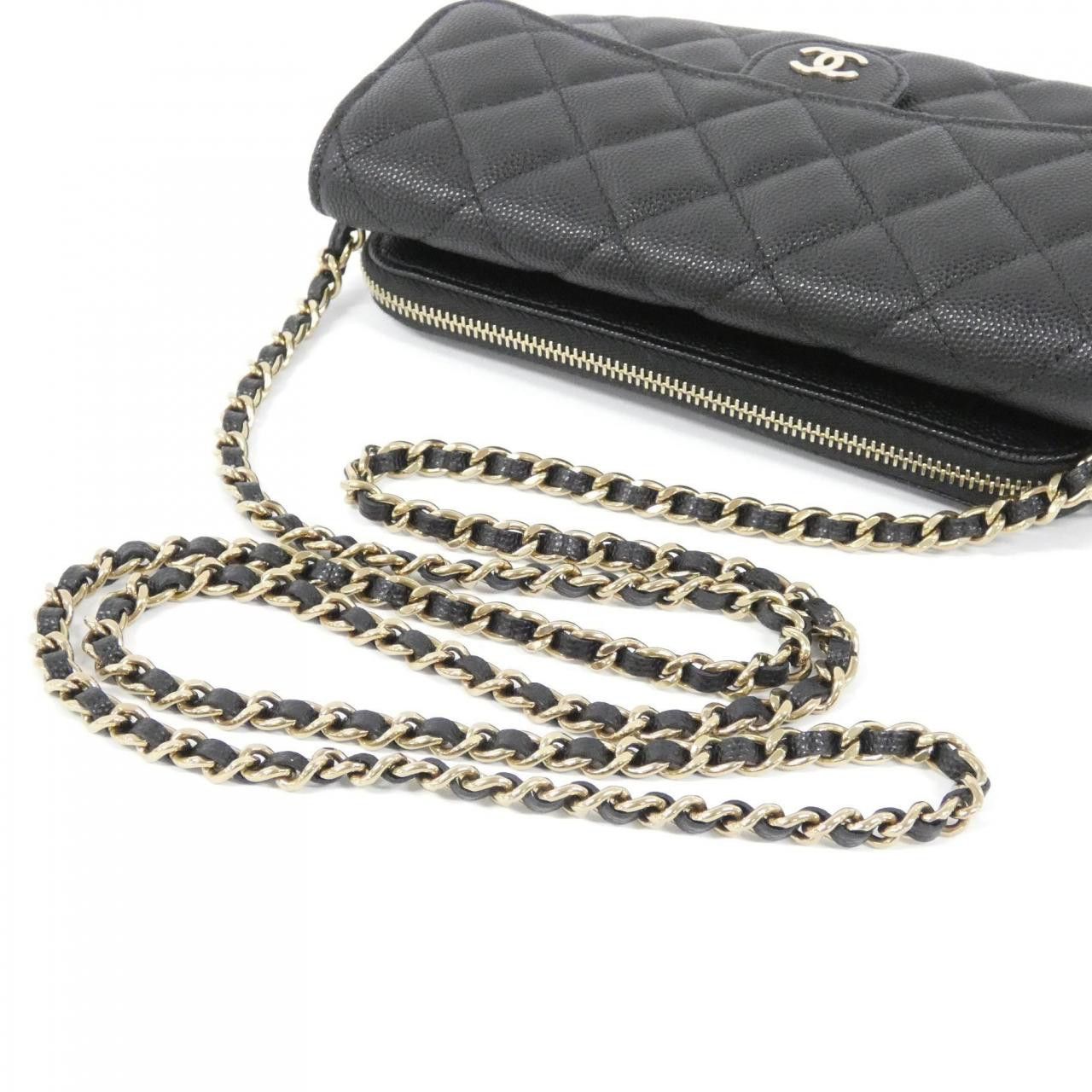 Chanel Chanel Chanel Timeless Classic Caviar Skin Phone Case Leather Phonecase AP2096 DUTY FREE for USA Size ONE SIZE - 6 Thumbnail