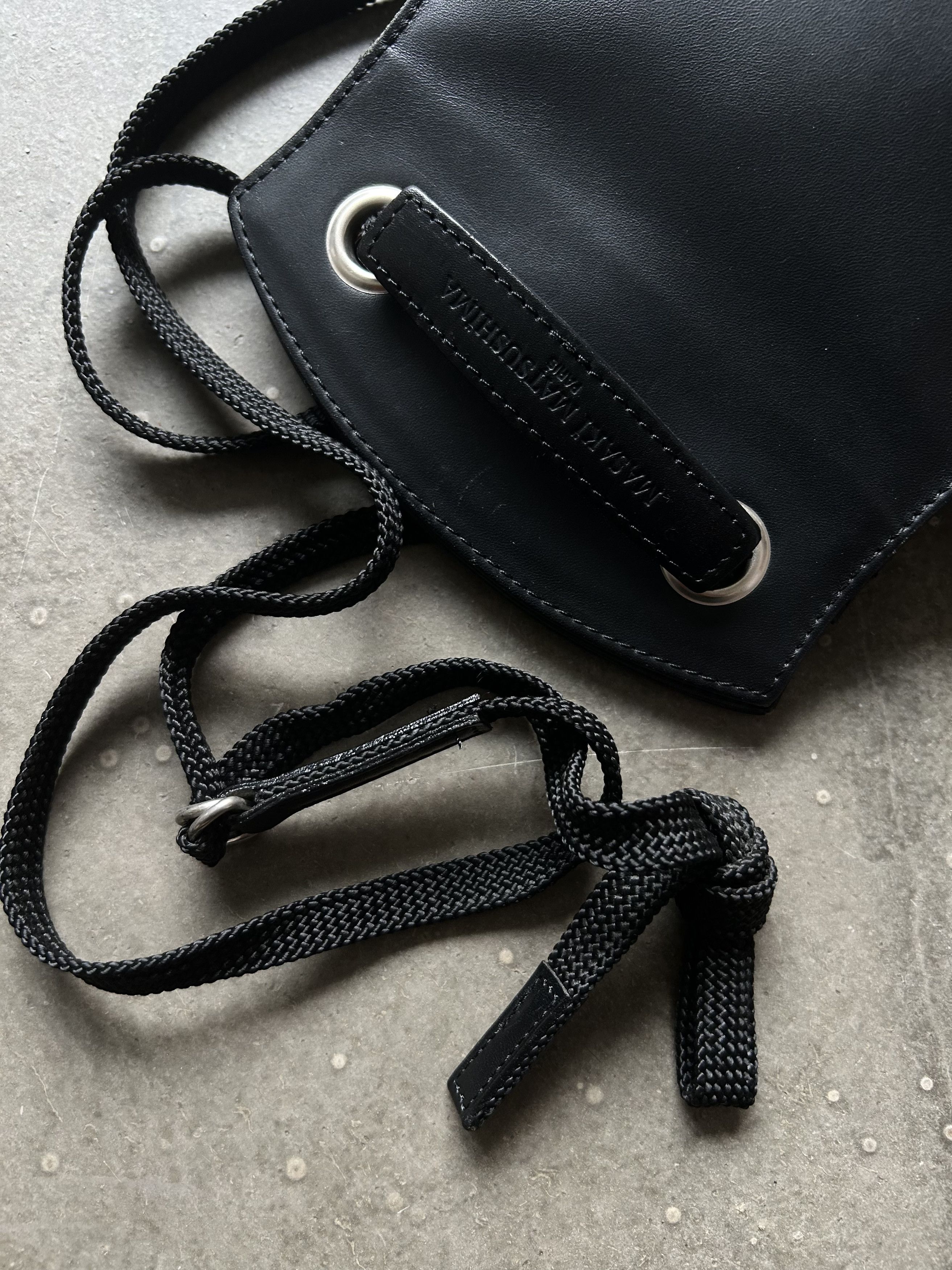 Masaki Matsushima Masaki Matsushima 90s Boat Leather Crossbody Size ONE SIZE - 7 Thumbnail