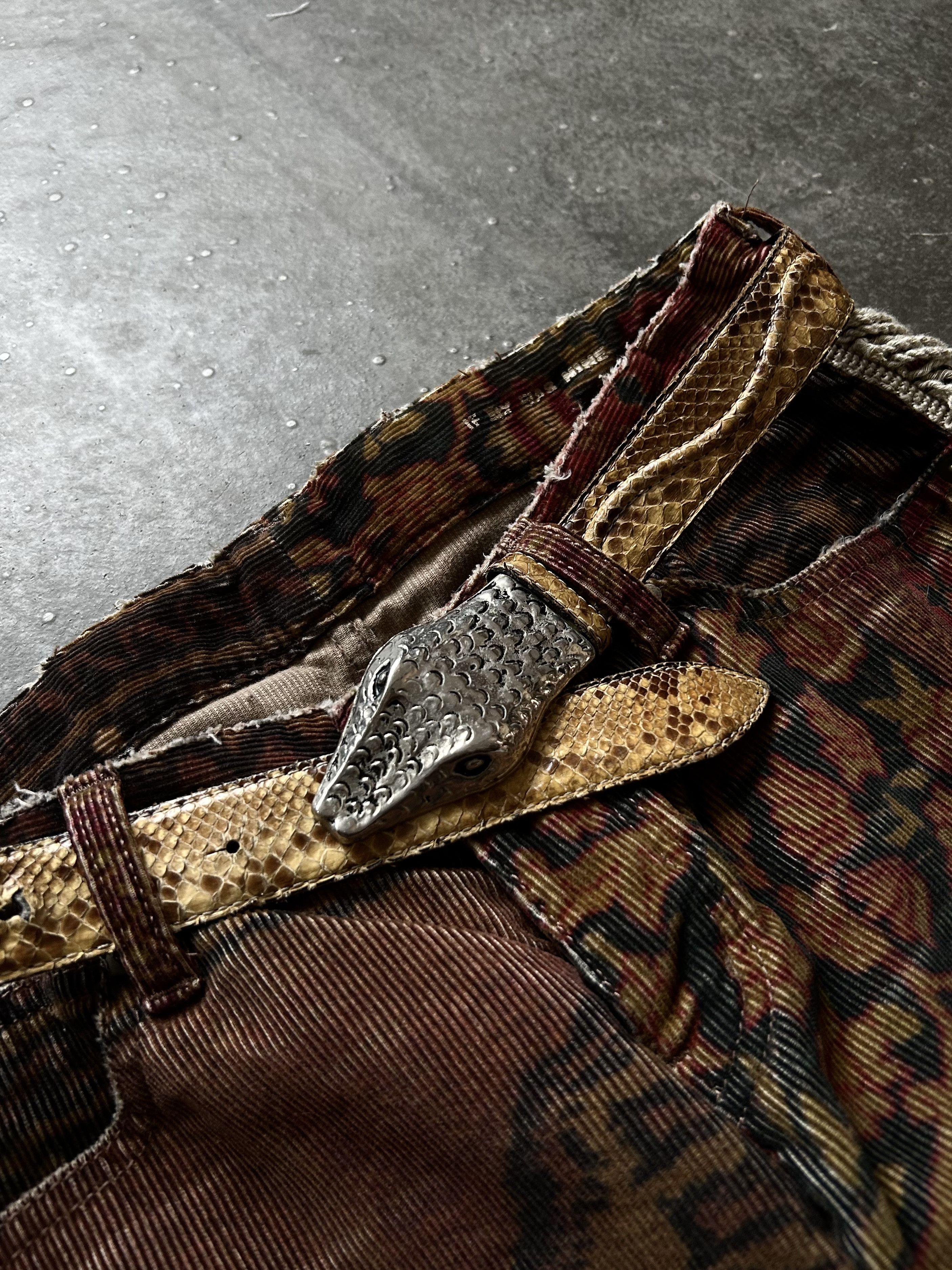 Vintage KOHSHIN SATOH 80s Silver Snake Buckle Belt Size ONE SIZE - 7 Thumbnail
