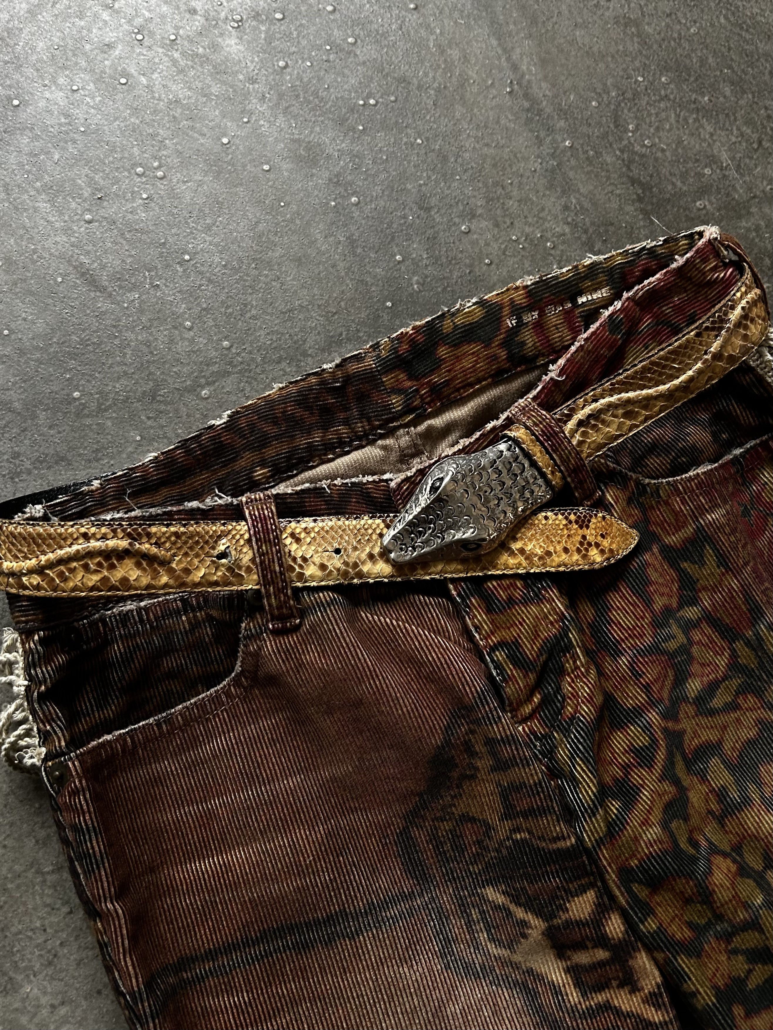 Vintage KOHSHIN SATOH 80s Silver Snake Buckle Belt Size ONE SIZE - 9 Thumbnail
