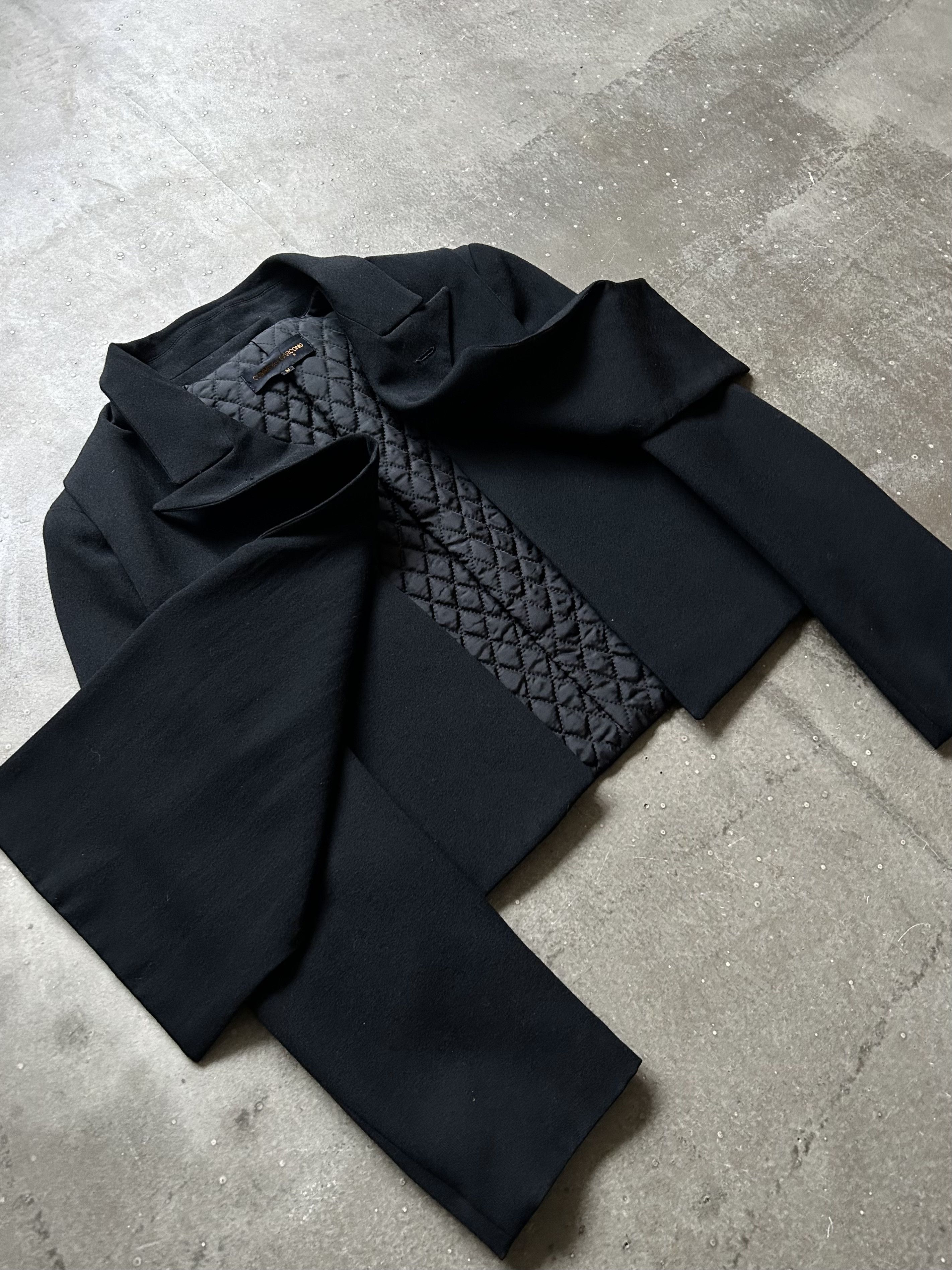 Comme des Garcons COMME des GARÇONS 1988AW Detachable Lapel Coat Size US M / EU 48-50 / 2 - 4 Thumbnail