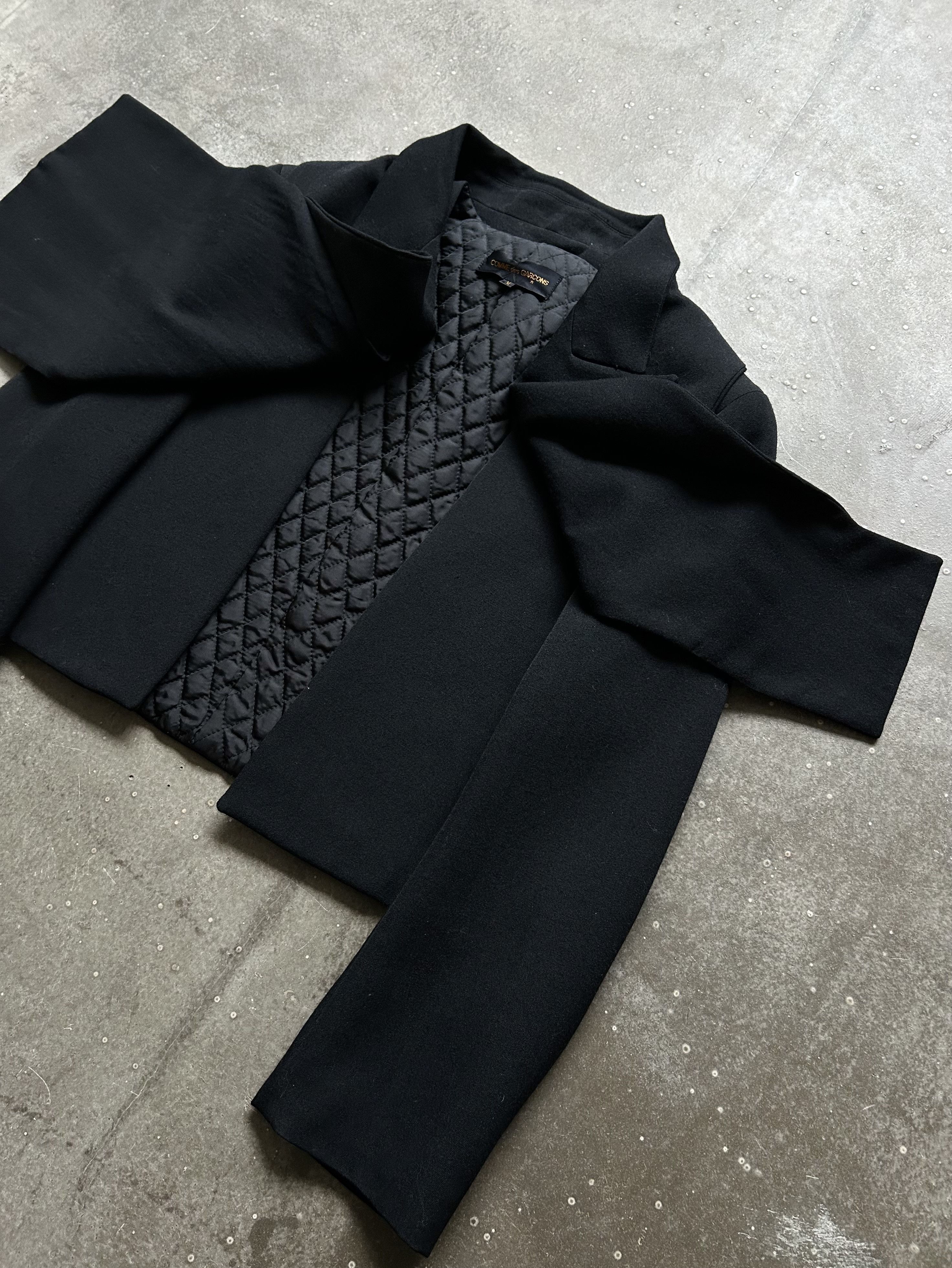 Comme des Garcons COMME des GARÇONS 1988AW Detachable Lapel Coat Size US M / EU 48-50 / 2 - 5 Thumbnail
