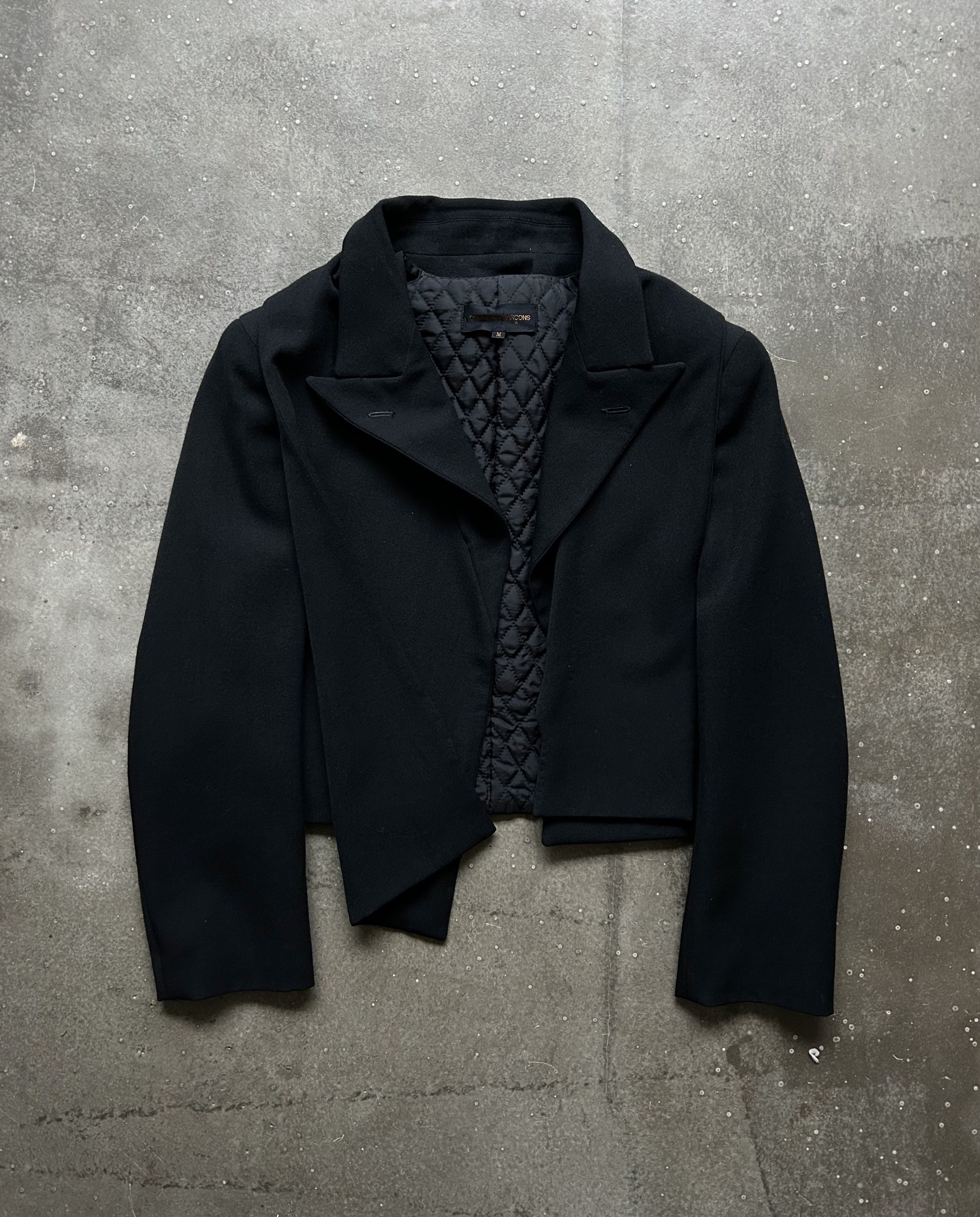 Comme des Garcons COMME des GARÇONS 1988AW Detachable Lapel Coat Size US M / EU 48-50 / 2 - 2 Thumbnail