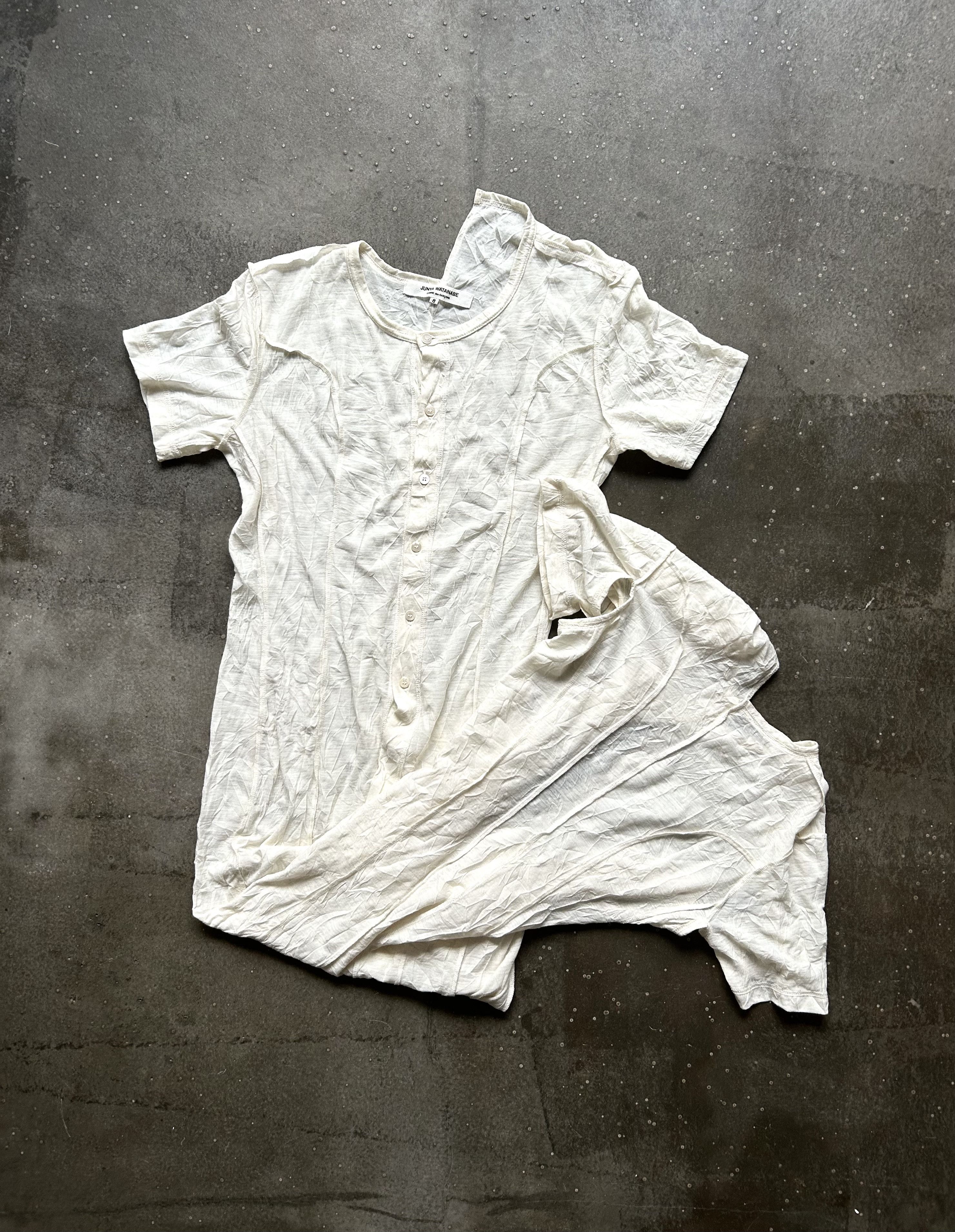 Junya Watanabe Junya Watanabe AD2007 Nested Deconstructed Pleated Top Size US M / EU 48-50 / 2 - 4 Thumbnail
