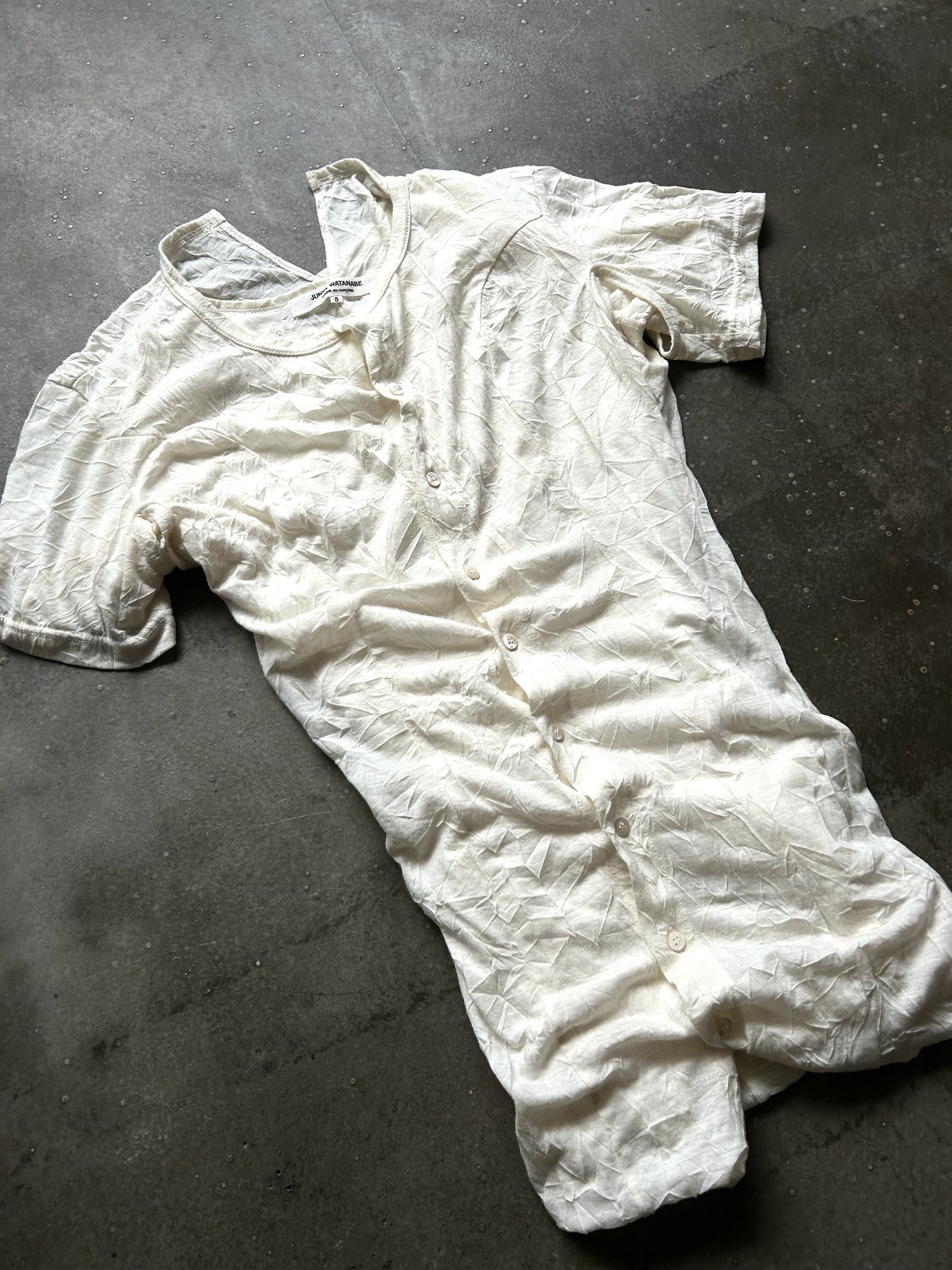 Junya Watanabe Junya Watanabe AD2007 Nested Deconstructed Pleated Top Size US M / EU 48-50 / 2 - 6 Thumbnail