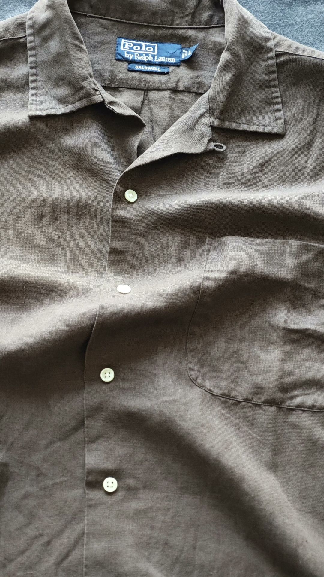 Polo Ralph Lauren Polo Ralph Lauren Flaw Cuban Collar Silk Shirt Size US L / EU 52-54 / 3 - 3 Thumbnail