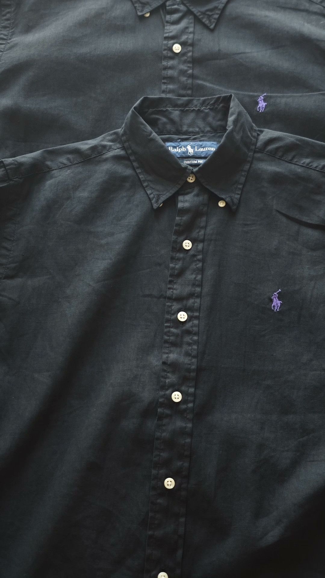 Polo Ralph Lauren Ralph Lauren 90s Vintage Cotton-Linen Shirt Size US M / EU 48-50 / 2 - 2 Thumbnail