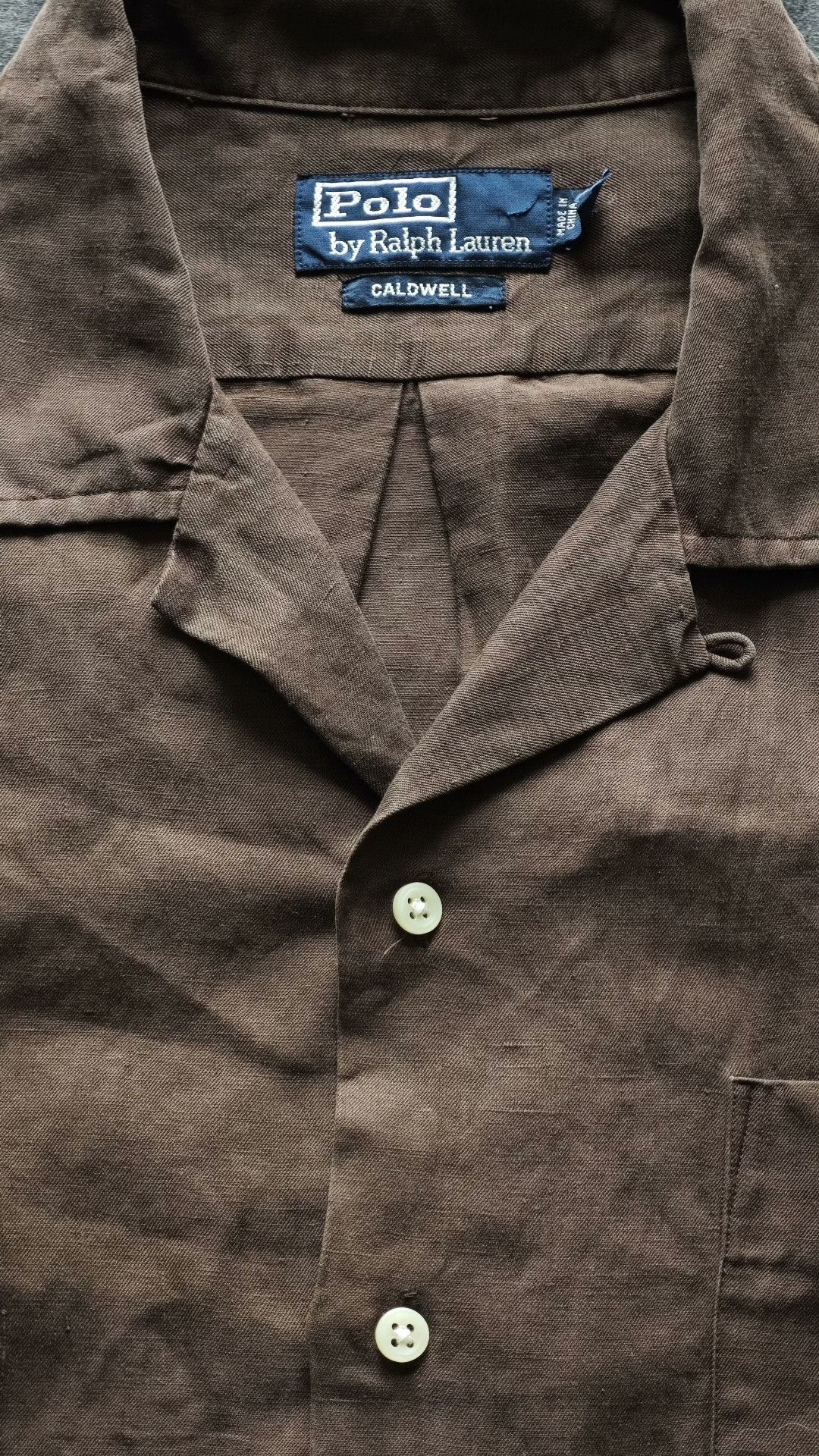 Polo Ralph Lauren Polo Ralph Lauren 1990 Cuban Collar Shirt Size US L / EU 52-54 / 3 - 3 Thumbnail