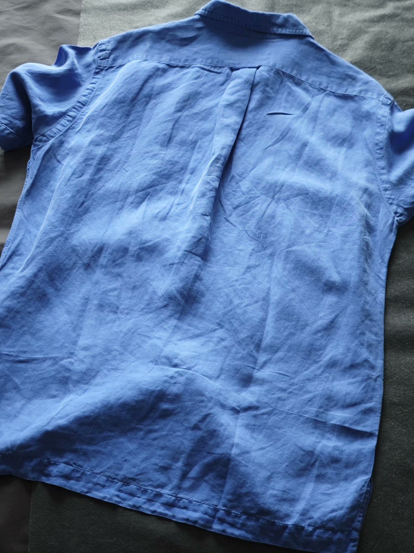 Polo Ralph Lauren Polo Ralph Lauren Blue Cuban Collar Shirt Size US M / EU 48-50 / 2 - 7 Thumbnail