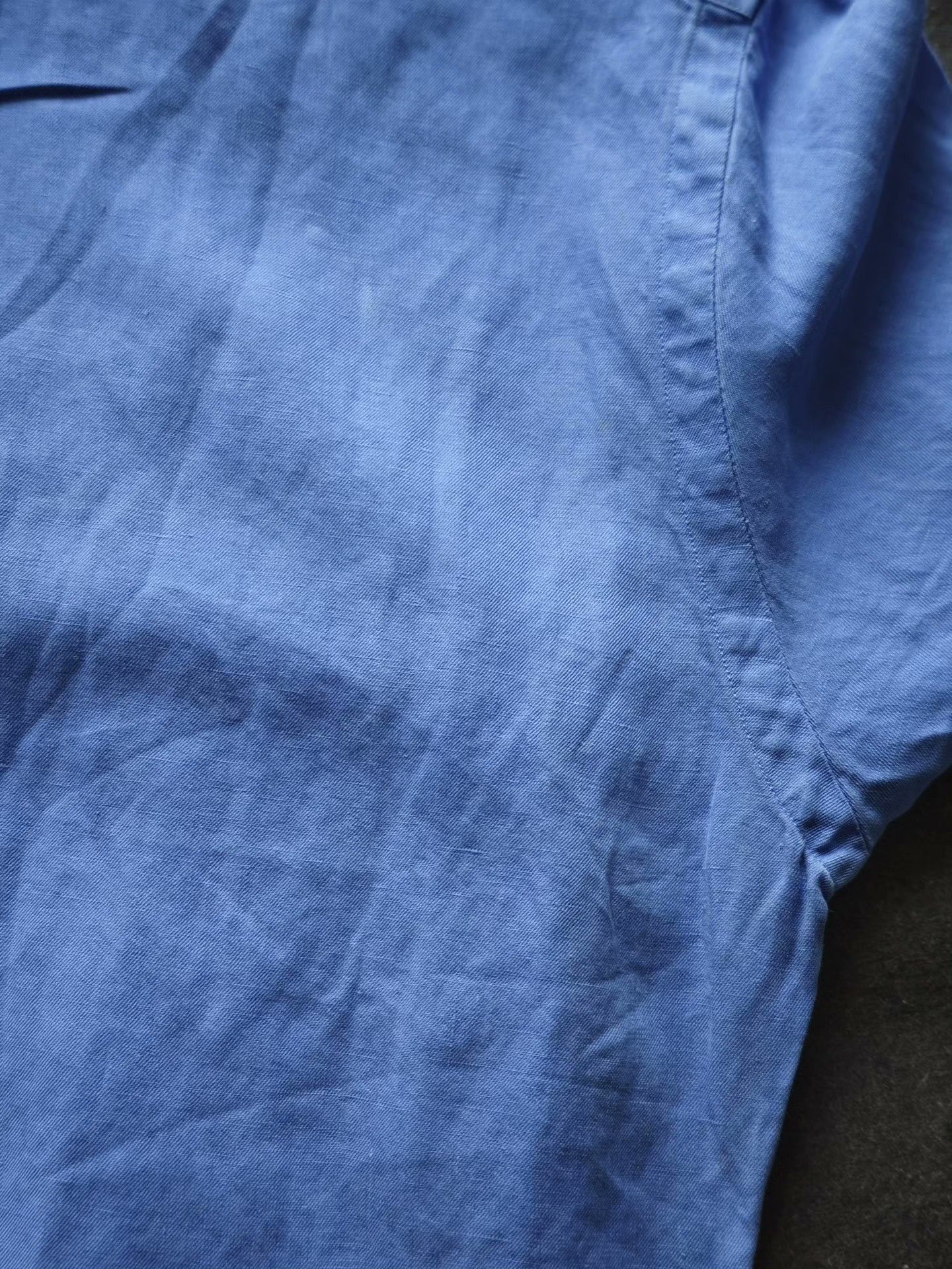 Polo Ralph Lauren Polo Ralph Lauren Blue Cuban Collar Shirt Size US M / EU 48-50 / 2 - 9 Thumbnail