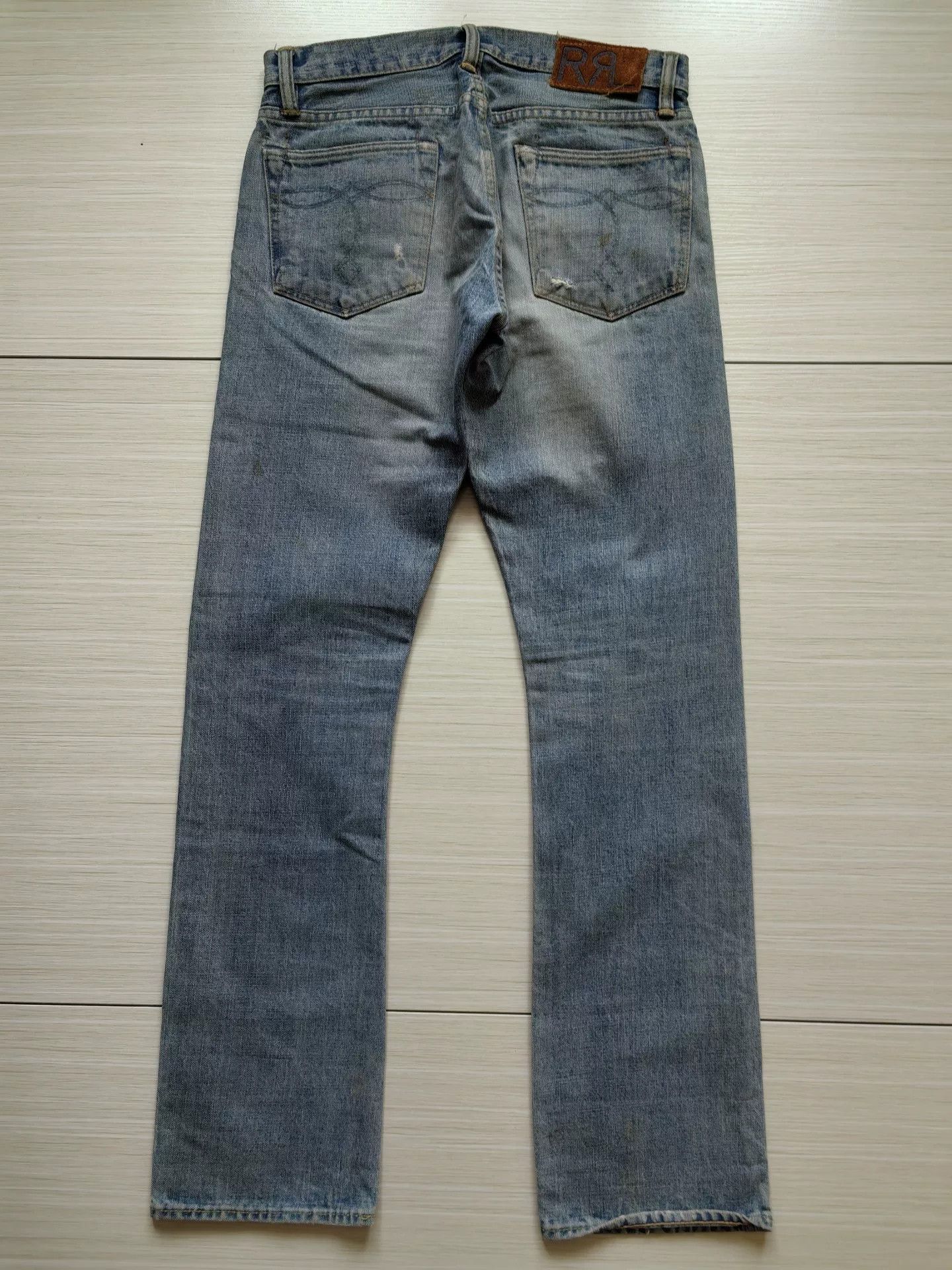 RRL Ralph Lauren RRL Slim Bootcut Denim Jeans Size US 30 / EU 46 - 6 Thumbnail