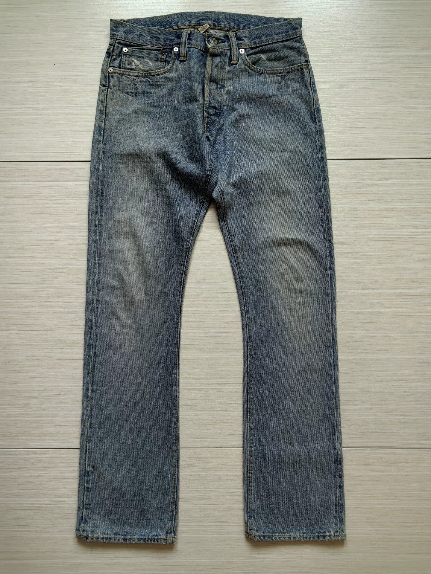 RRL Ralph Lauren RRL Slim Bootcut Denim Jeans Size US 30 / EU 46 - 2 Thumbnail
