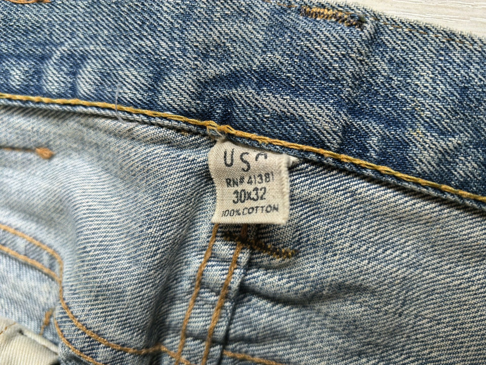 RRL Ralph Lauren RRL Slim Bootcut Denim Jeans Size US 30 / EU 46 - 8 Thumbnail