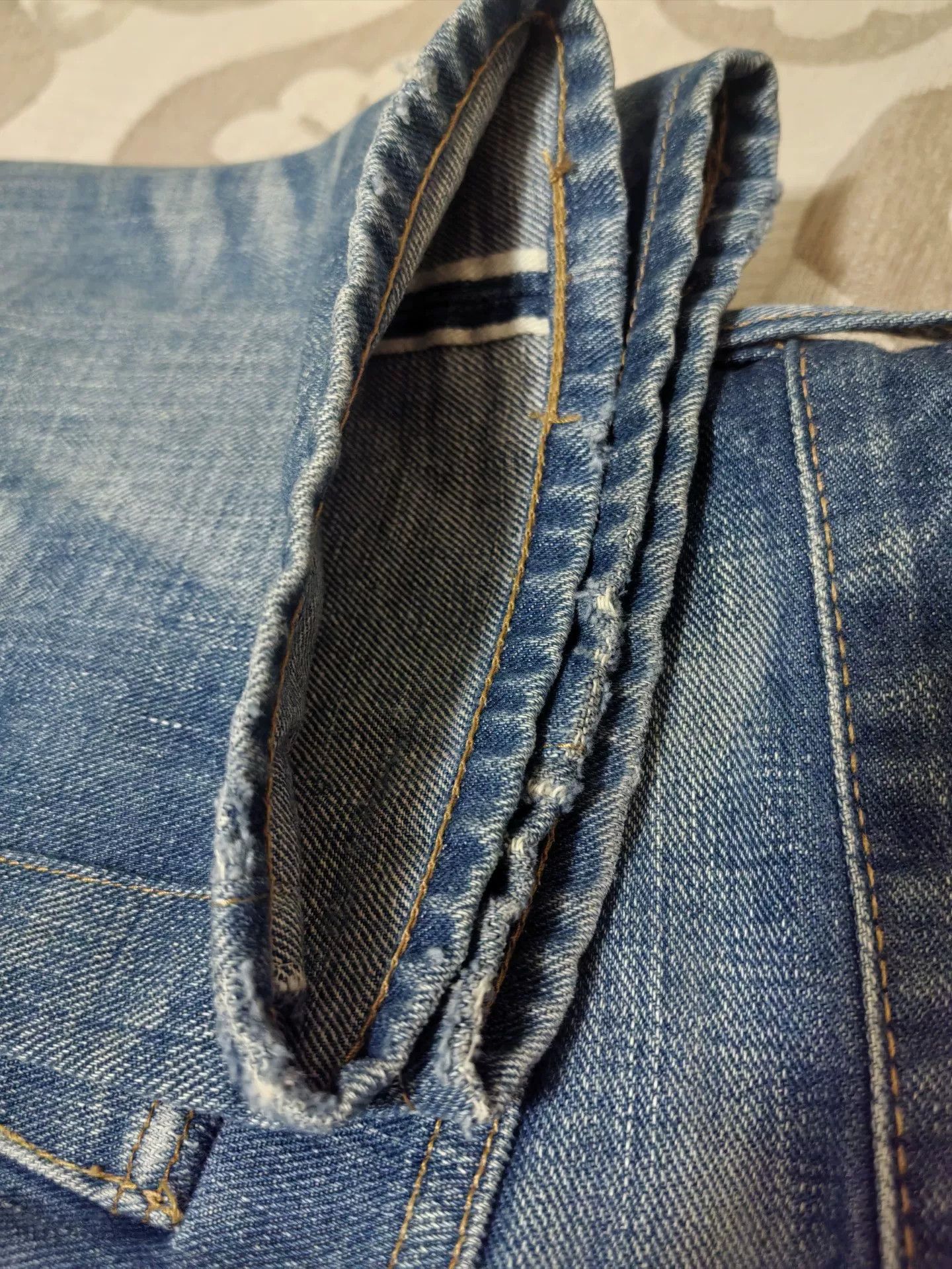 RRL Ralph Lauren RRL Slim Bootcut Denim Pants Size US 30 / EU 46 - 8 Thumbnail
