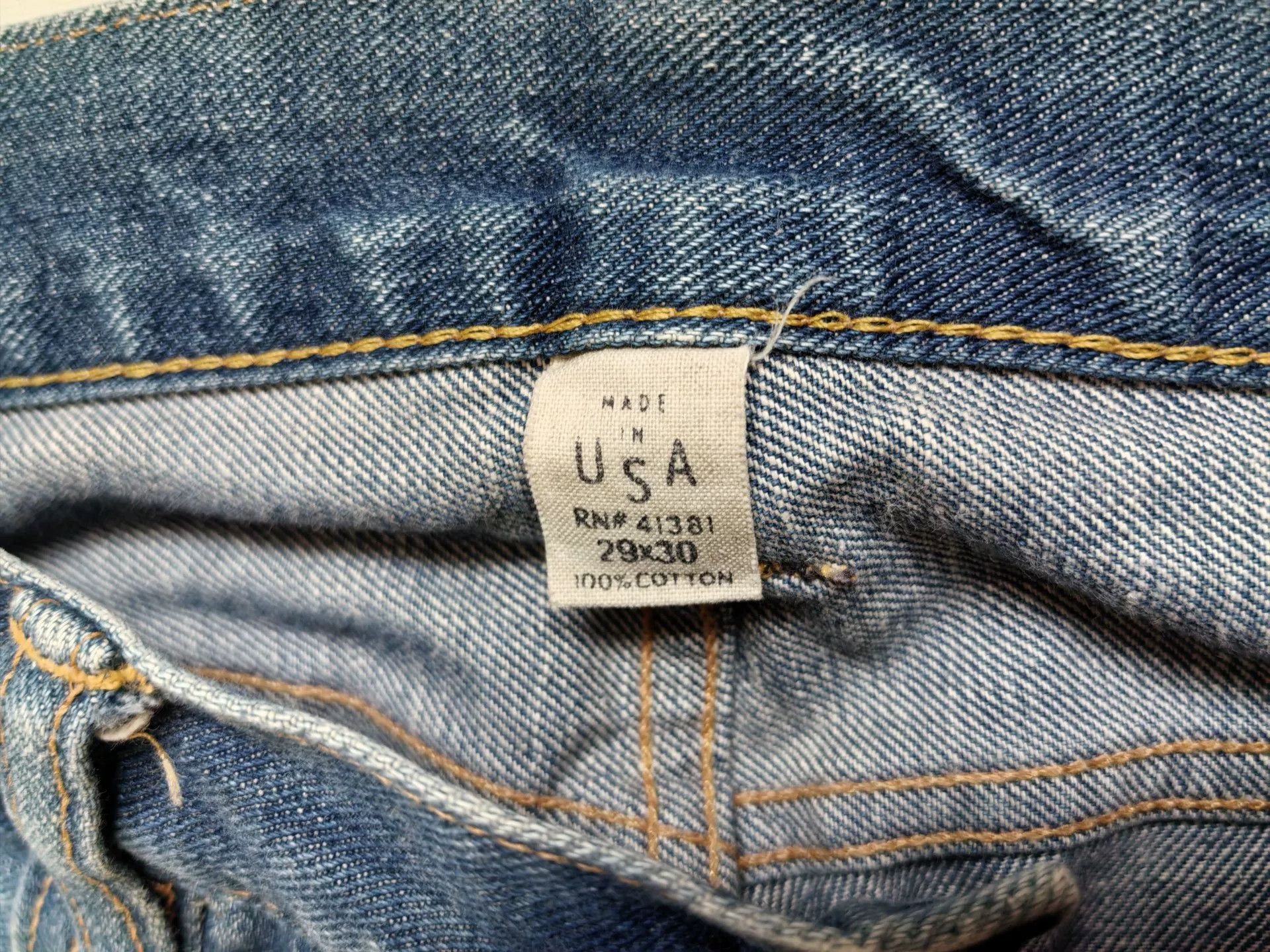 RRL Ralph Lauren RRL Slim Bootcut Denim Pants Size US 30 / EU 46 - 6 Thumbnail