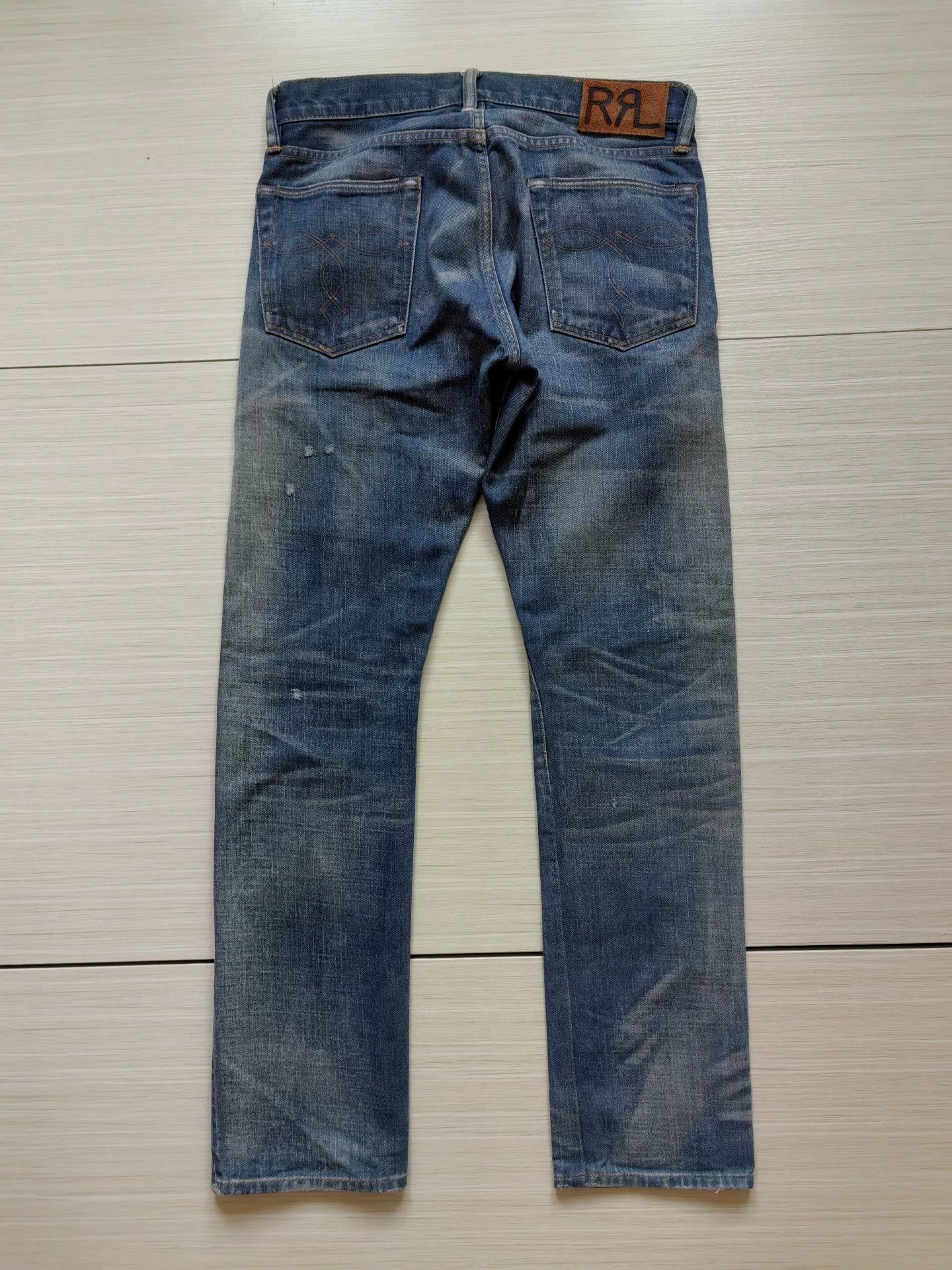 RRL Ralph Lauren RRL Slim Bootcut Denim Pants Size US 30 / EU 46 - 5 Thumbnail