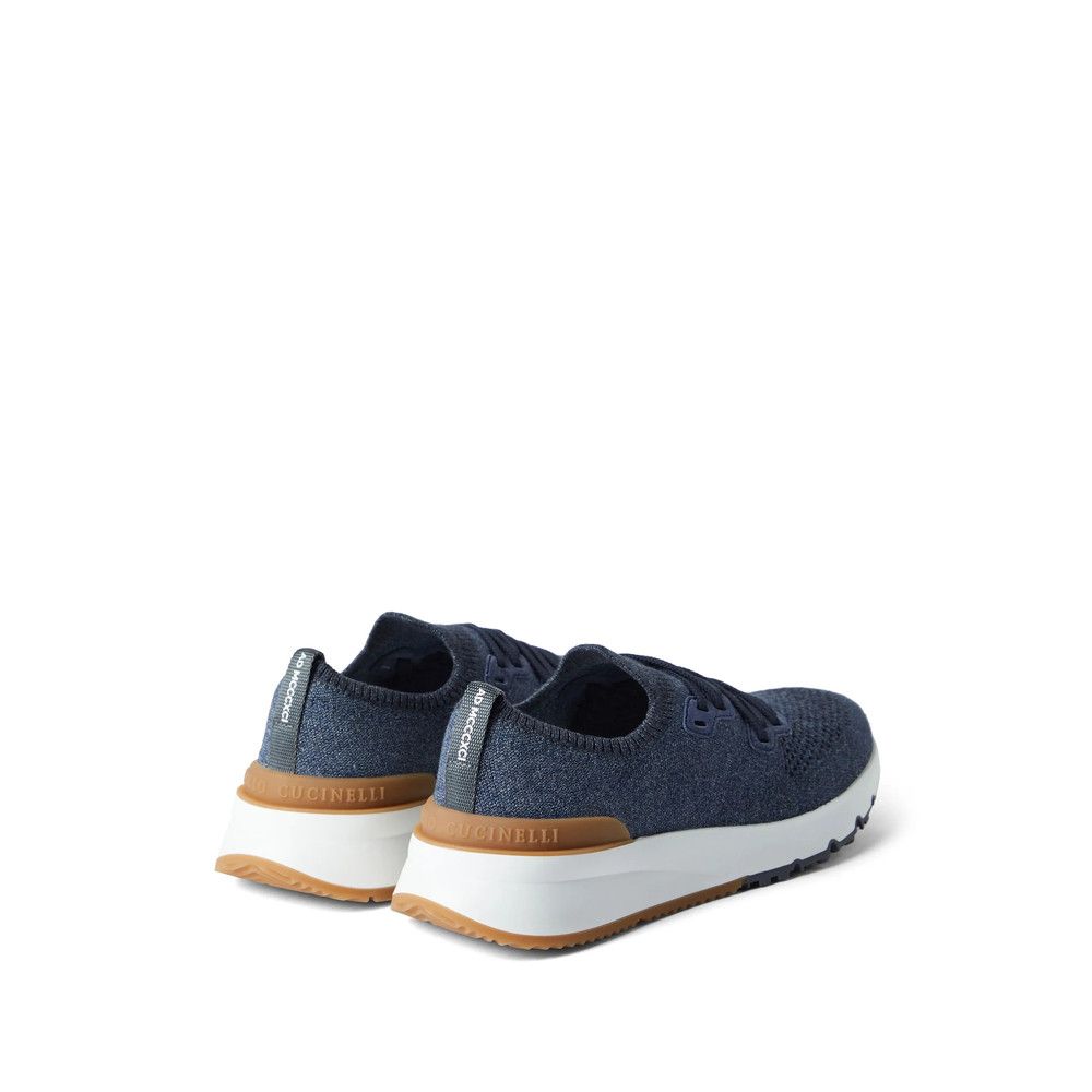 Brunello Cucinelli Brunello Cucinelli BLUE Trainers - Low-Tops Size US 12 / EU 45 - 4 Thumbnail