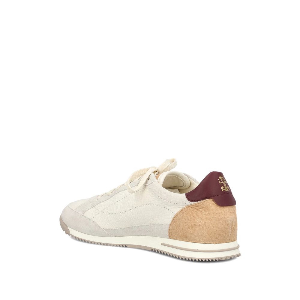 Brunello Cucinelli Brunello Cucinelli NEUTRALS Trainers - Low-Tops Size US 10 / EU 43 - 3 Thumbnail