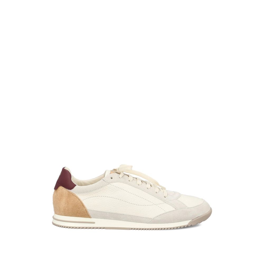 Brunello Cucinelli Brunello Cucinelli NEUTRALS Trainers - Low-Tops Size US 12 / EU 45 - 2 Thumbnail