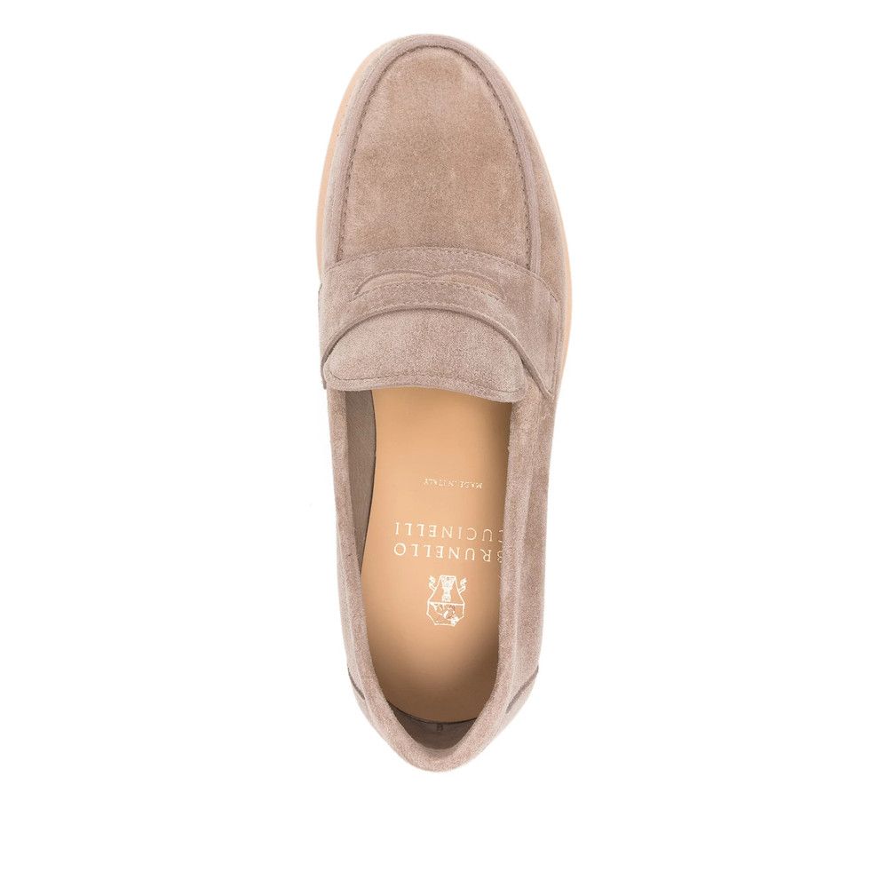 Brunello Cucinelli Brunello Cucinelli NEUTRALS Loafers Size US 7 / EU 40 - 4 Thumbnail