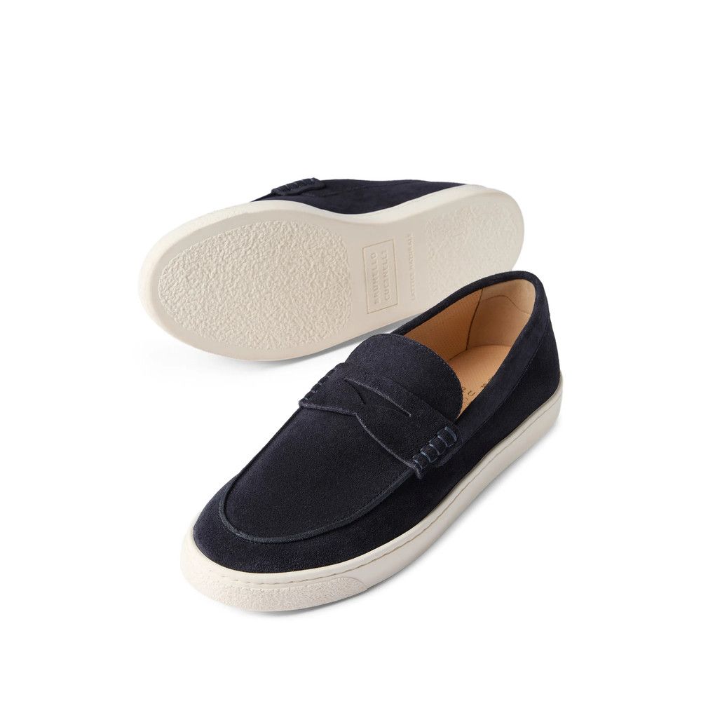 Brunello Cucinelli Brunello Cucinelli BLUE Loafers Size US 7 / EU 40 - 4 Thumbnail