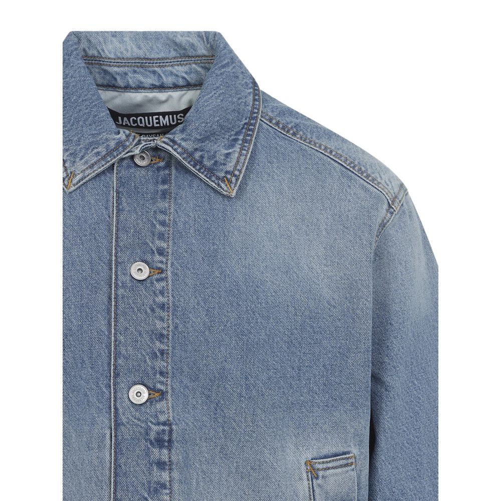 Jacquemus Jacquemus BLUE Jackets - Denim Jackets Size US XL / EU 56 / 4 - 4 Thumbnail