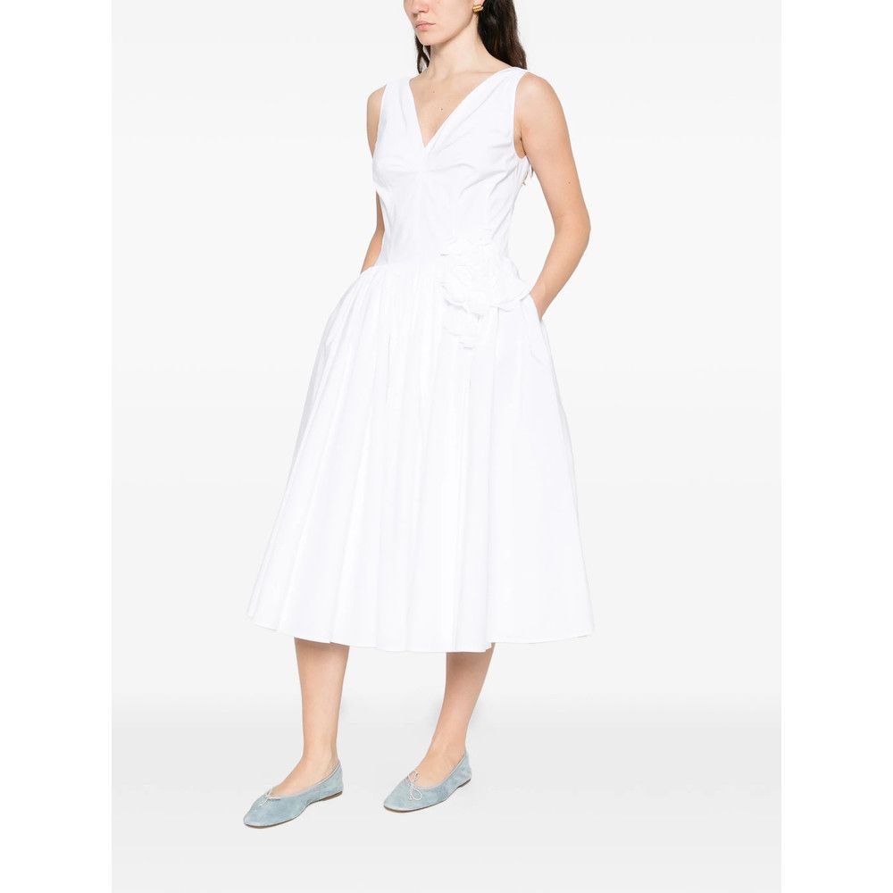 Prada Prada WHITE Dresses - Day Dresses Size S / US 4 / IT 40 - 5 Thumbnail