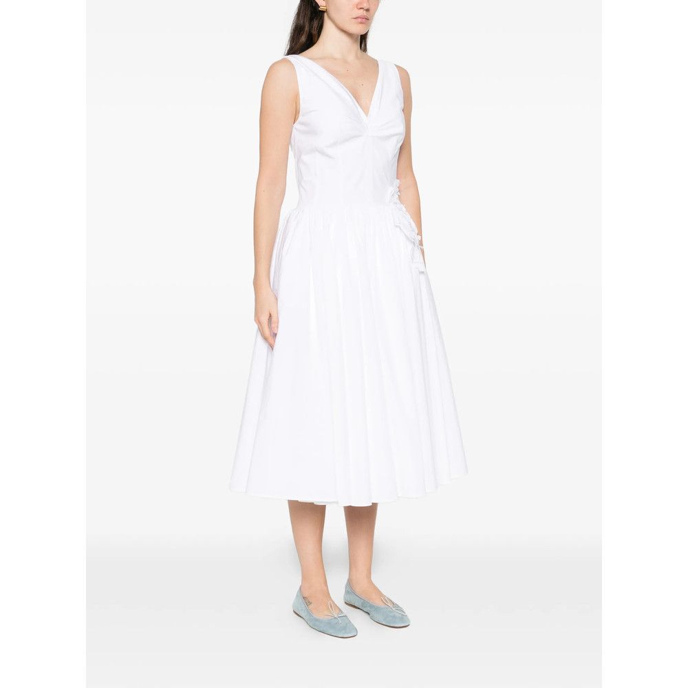 Prada Prada WHITE Dresses - Day Dresses Size S / US 4 / IT 40 - 2 Thumbnail