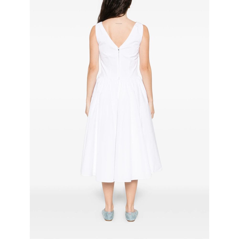 Prada Prada WHITE Dresses - Day Dresses Size S / US 4 / IT 40 - 3 Thumbnail