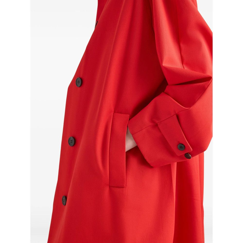 Prada Prada RED Coats - Trench & Raincoats Size XS / US 0-2 / IT 36-38 - 4 Thumbnail