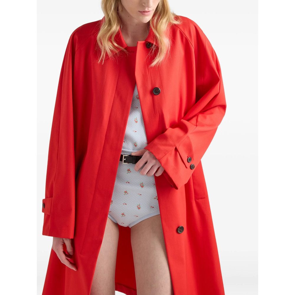 Prada Prada RED Coats - Trench & Raincoats Size XS / US 0-2 / IT 36-38 - 2 Thumbnail
