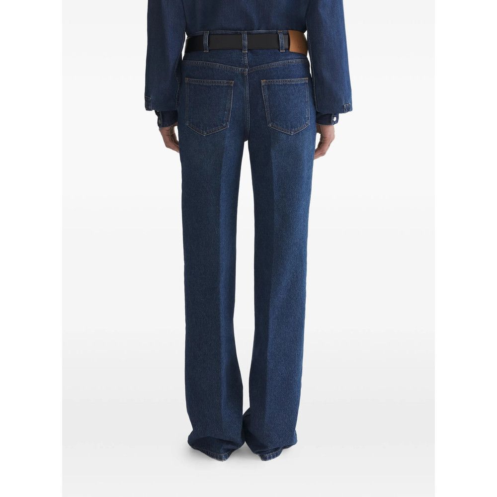 Mugler Mugler BLUE Trousers - Straight Trousers Size 26" / US 2 / IT 38 - 3 Thumbnail