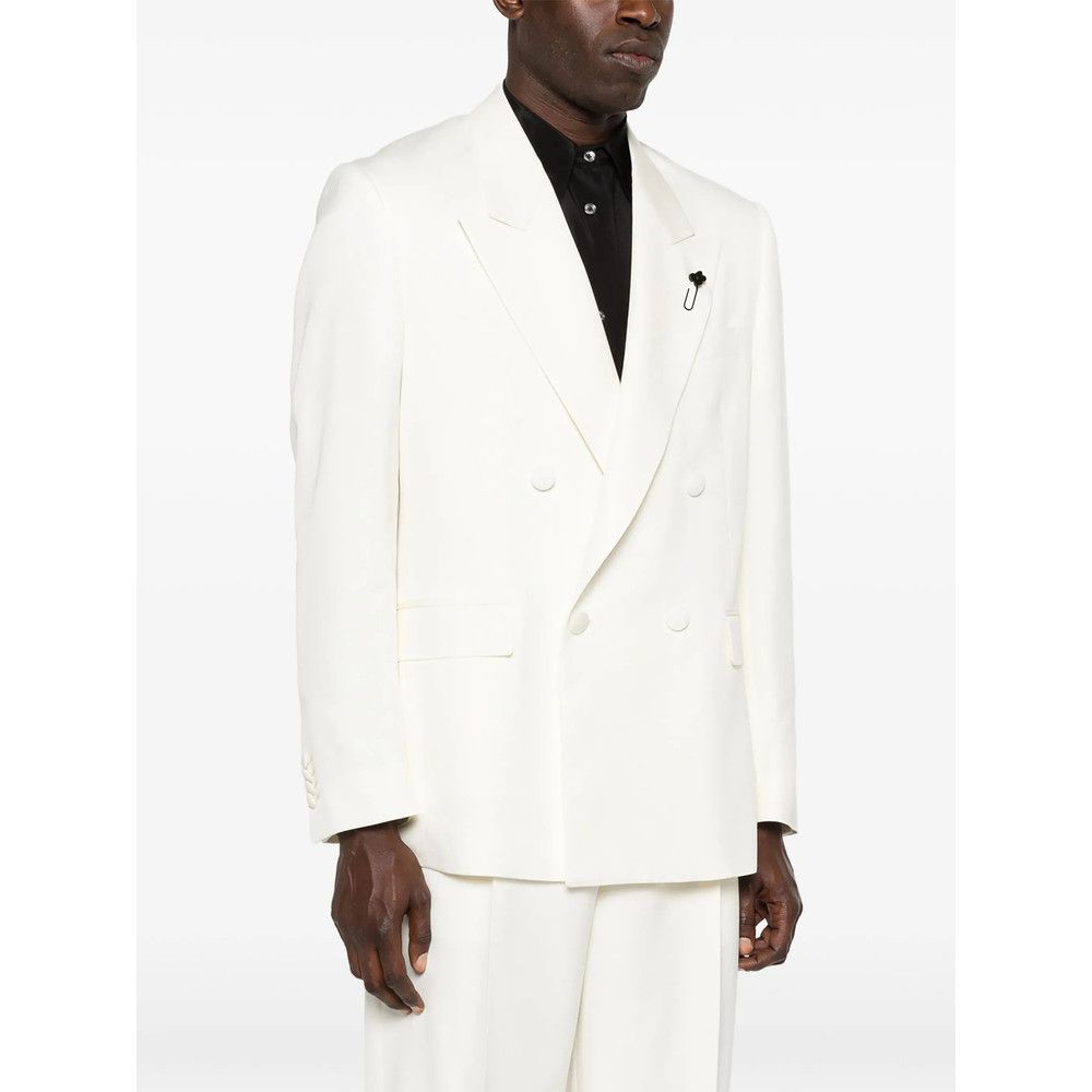 Lardini Lardini WHITE Jackets - Blazers Size US XL / EU 56 / 4 - 5 Thumbnail