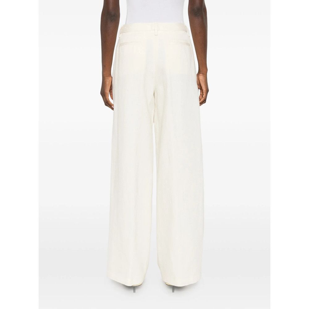 Fabiana Filippi Fabiana Filippi NEUTRALS Trousers - Palazzo Pants Size 30" / US 8 / IT 44 - 5 Thumbnail