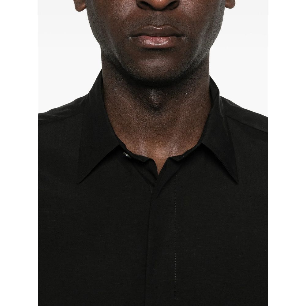 Lardini Lardini BLACK Shirts Size US M / EU 48-50 / 2 - 2 Thumbnail