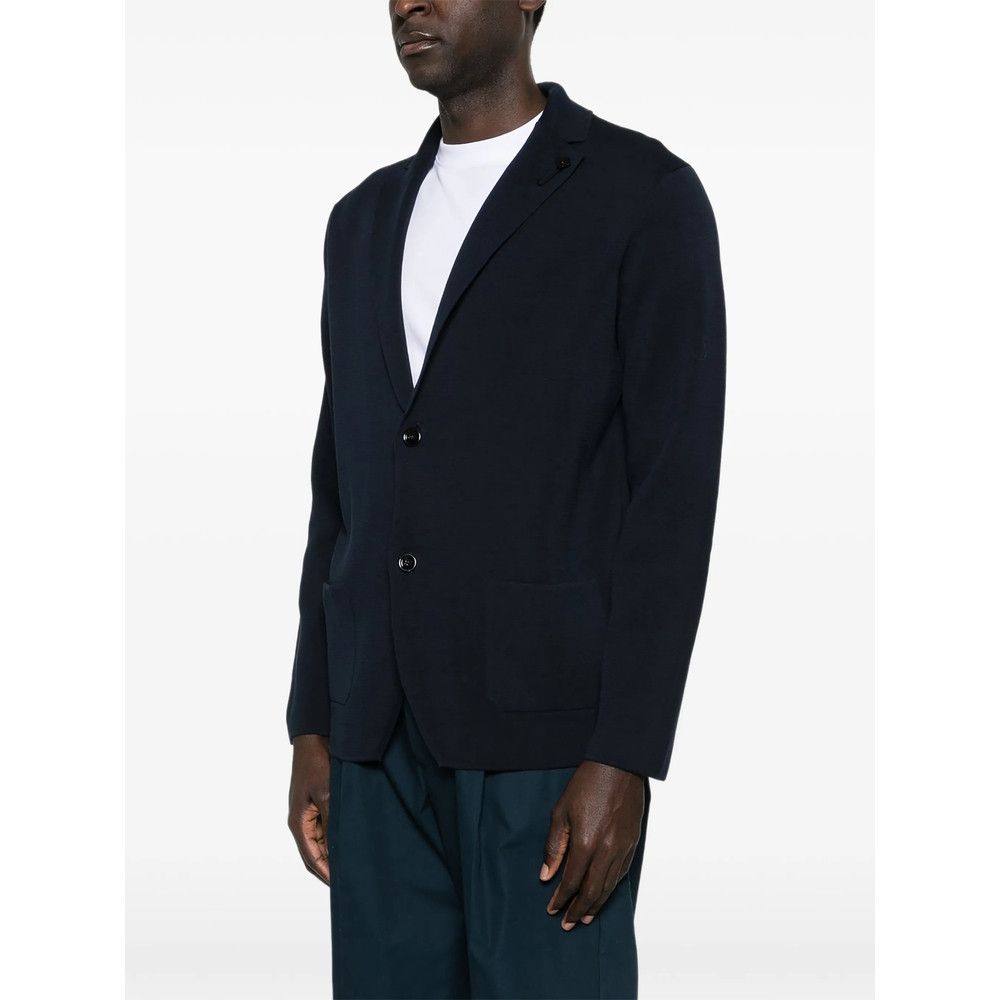Lardini Lardini BLUE Sweaters & Knitwear - Cardigans Size US XXL / EU 58 / 5 - 5 Thumbnail