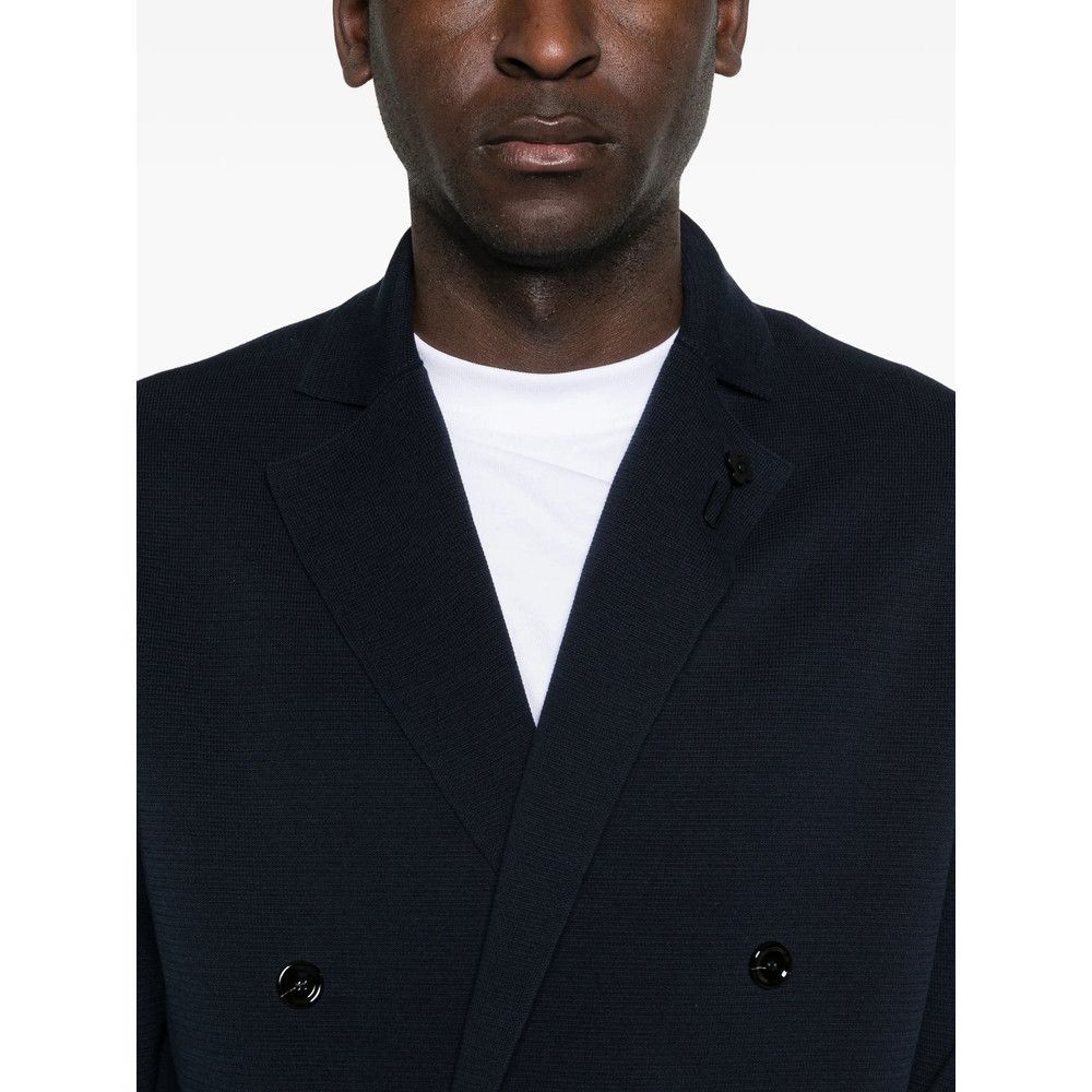 Lardini Lardini BLUE Sweaters & Knitwear - Cardigans Size US XXL / EU 58 / 5 - 3 Thumbnail